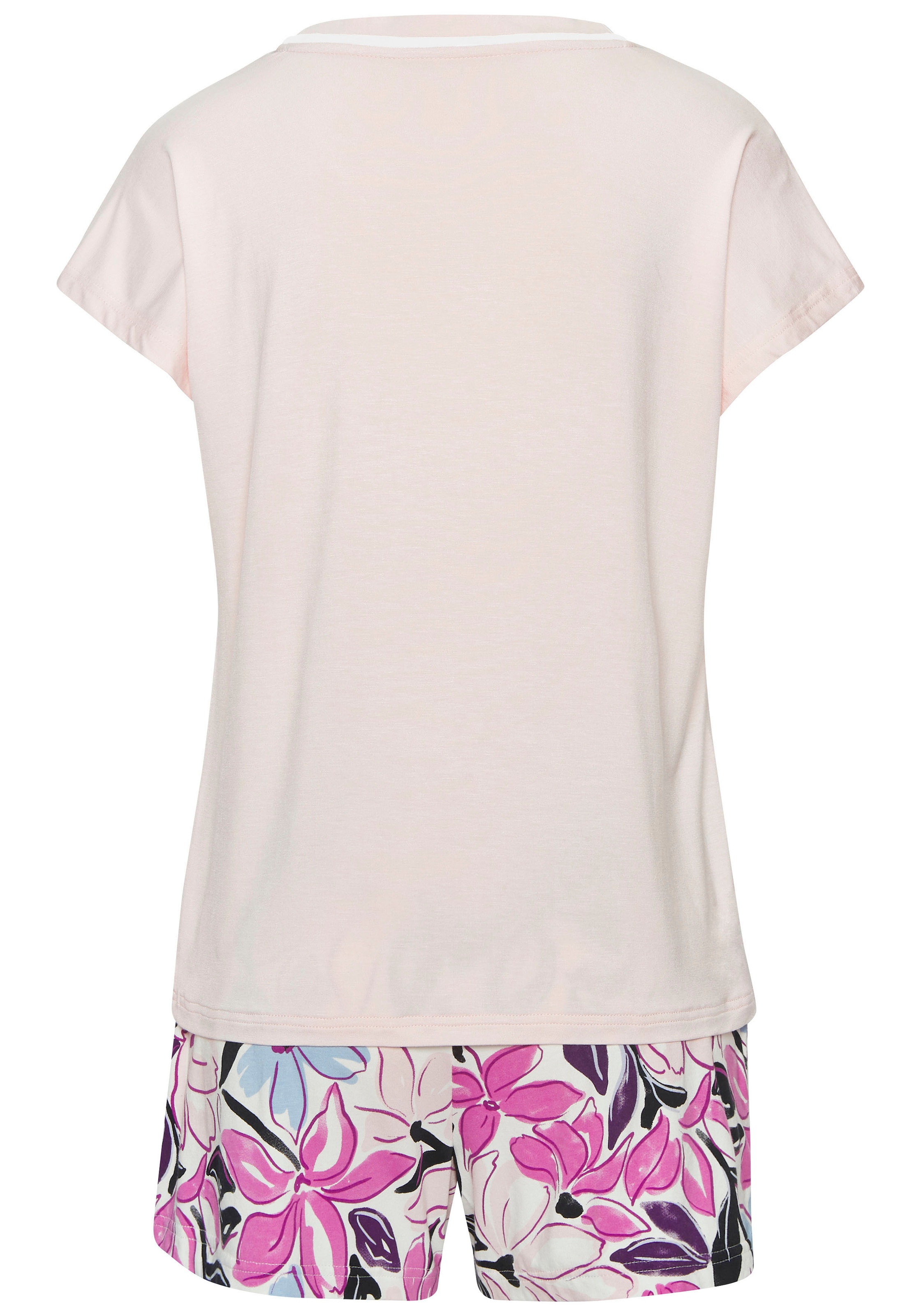 LASCANA Shorty, (2 tlg.), mit schönem Blumendruck