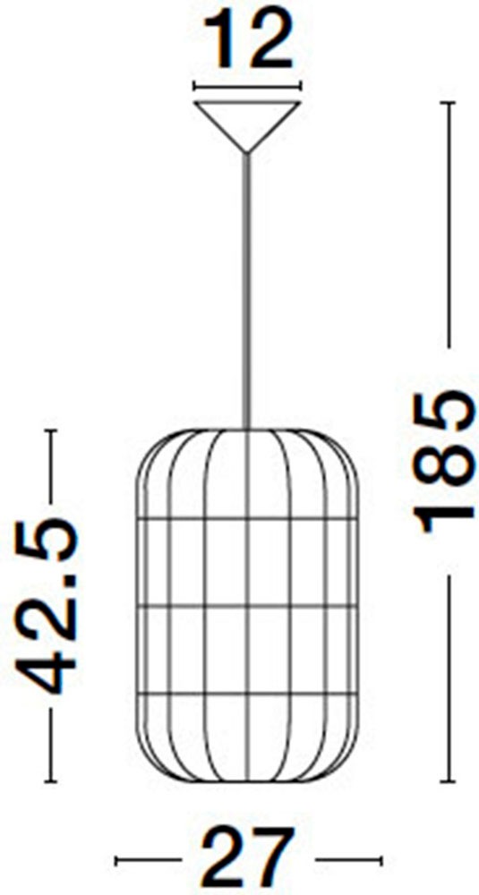 Nova Luce Hängeleuchten »GRIFFIN« E27 1 Stk. Ohne Beleuchtung
