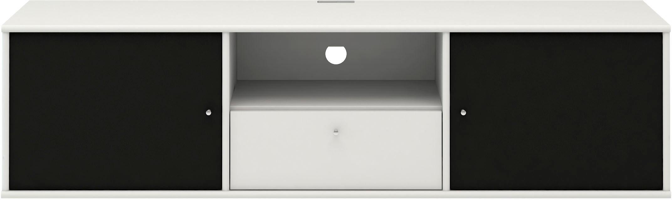 Hammel Furniture TV-Board »Mistral Fernsehschrank, Medienmöbel, Hängend«, mit Türen mit Akustikstoff, Kabeldurchführung, Lowboard, B: 161,5 cm