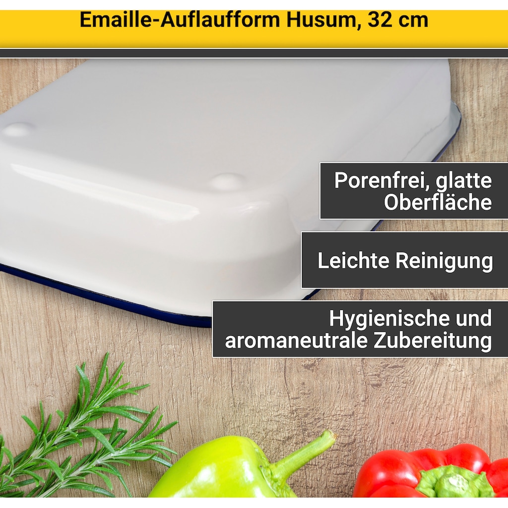 Krüger Auflaufform »Husum«, Stahlblech