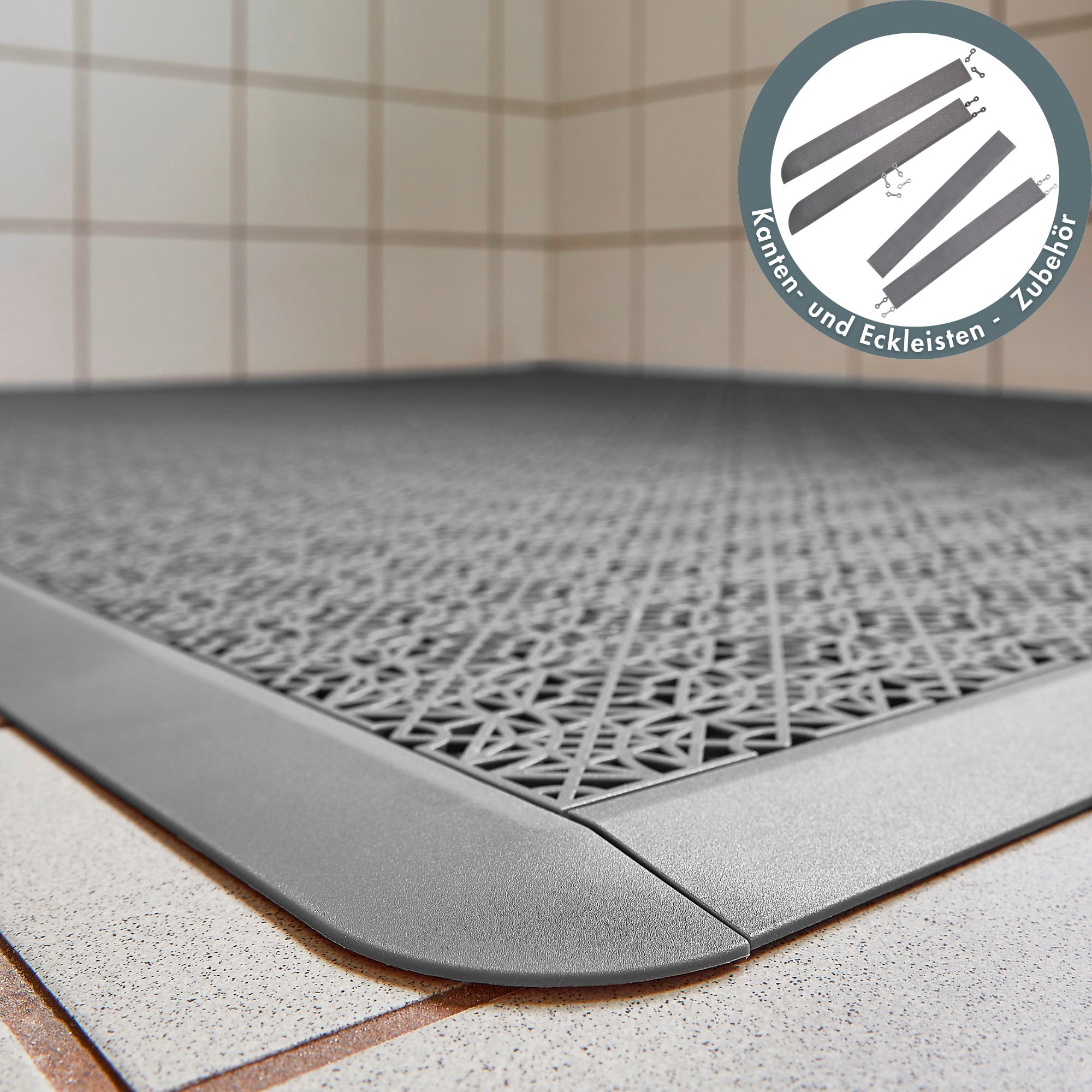 Andiamo Klickfliesen-Eckleiste »Terra Sol, Made in Swiss«, idealer Fliesen-Abschluss