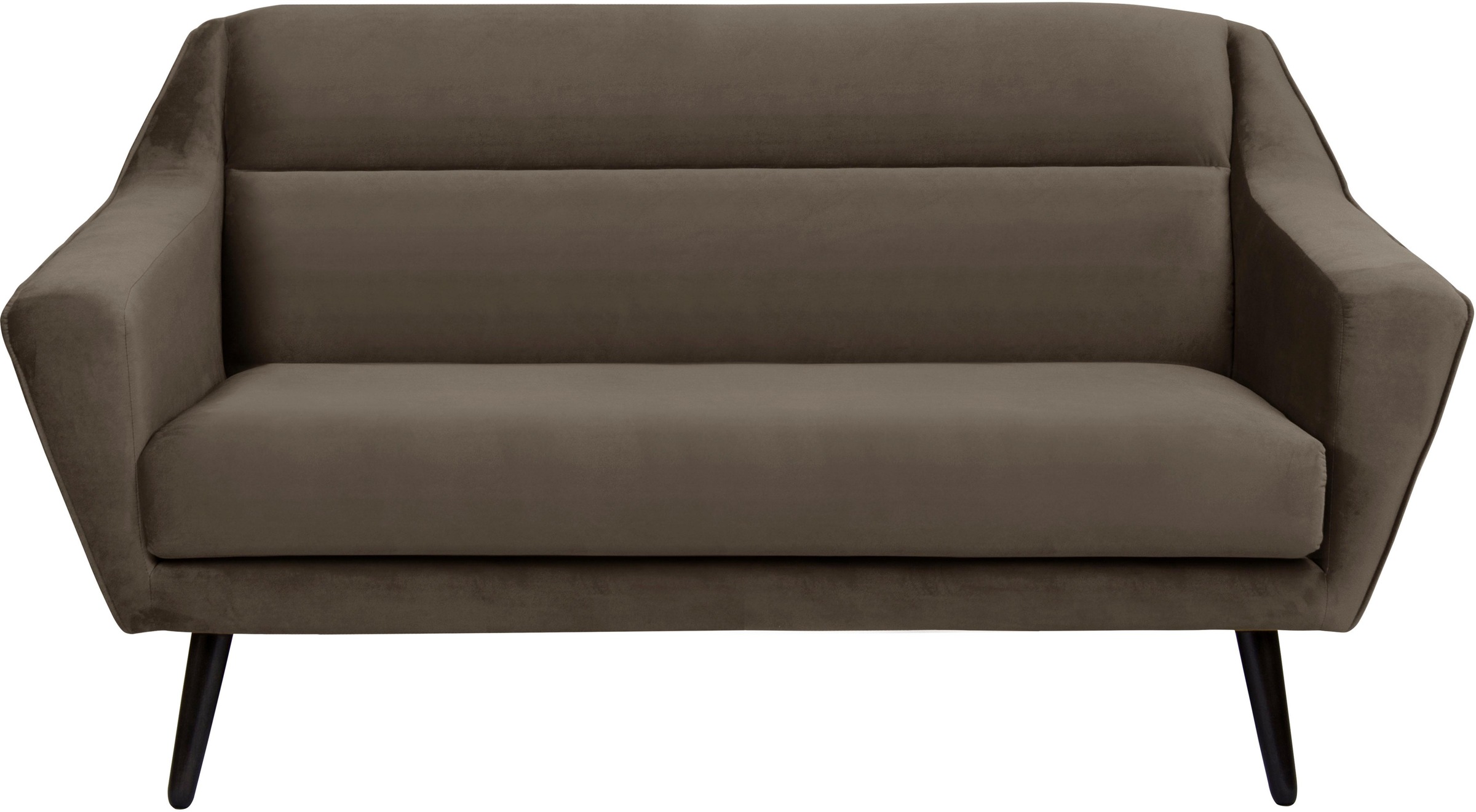 OTTO home 2-Sitzer "Bille" mit Naht im Rückenkissen und Eiche-Beinen, Desig günstig online kaufen