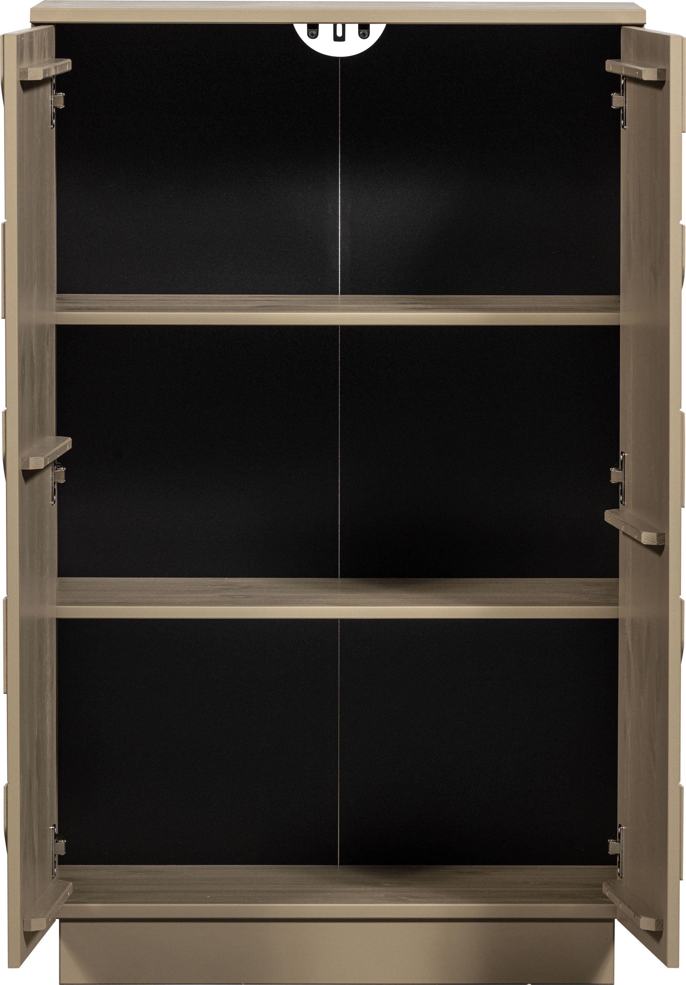 WOOOD Stauraumschrank »Teo«, mit push-to-Open-Funktion, Höhe 116 cm