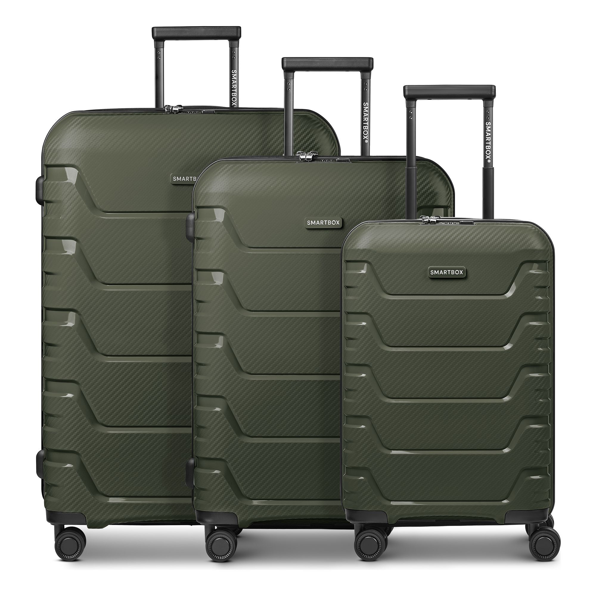 Smartbox 1100000002199 "Edition 01 4 Rollen Kofferset 3-teilig mit Dehnfalte"