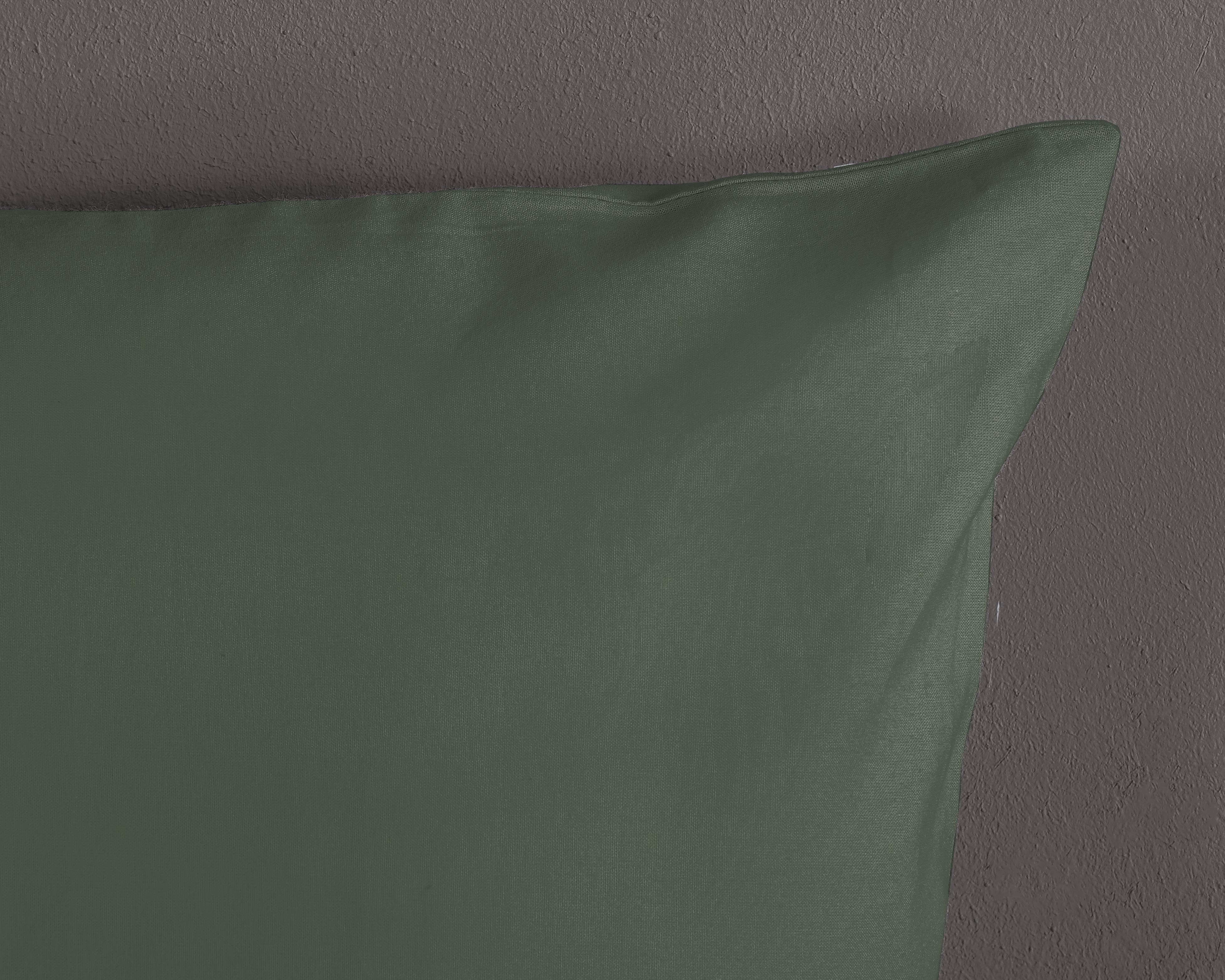 Thumbnail - PURE luxury collection Bettwäsche "Pure uni" 3 Stk. Mikrofaser, Pflegeleicht, Weich, unifarben, Reißverschluss