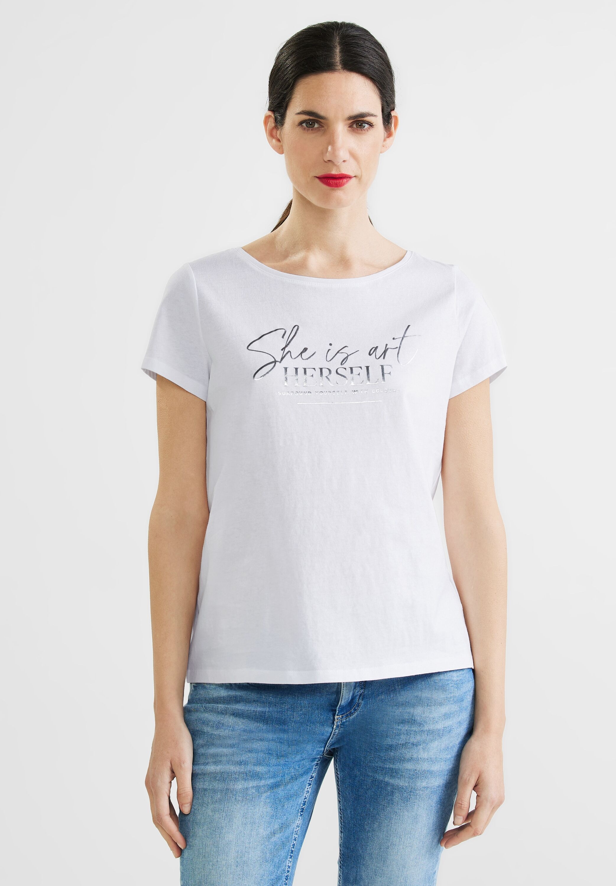 Unifarbe online bestellen BAUR in | ONE STREET T-Shirt,