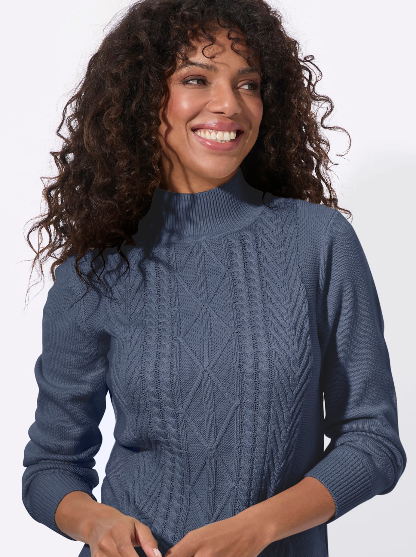 Casual Looks Stehkragenpullover »Pullover«