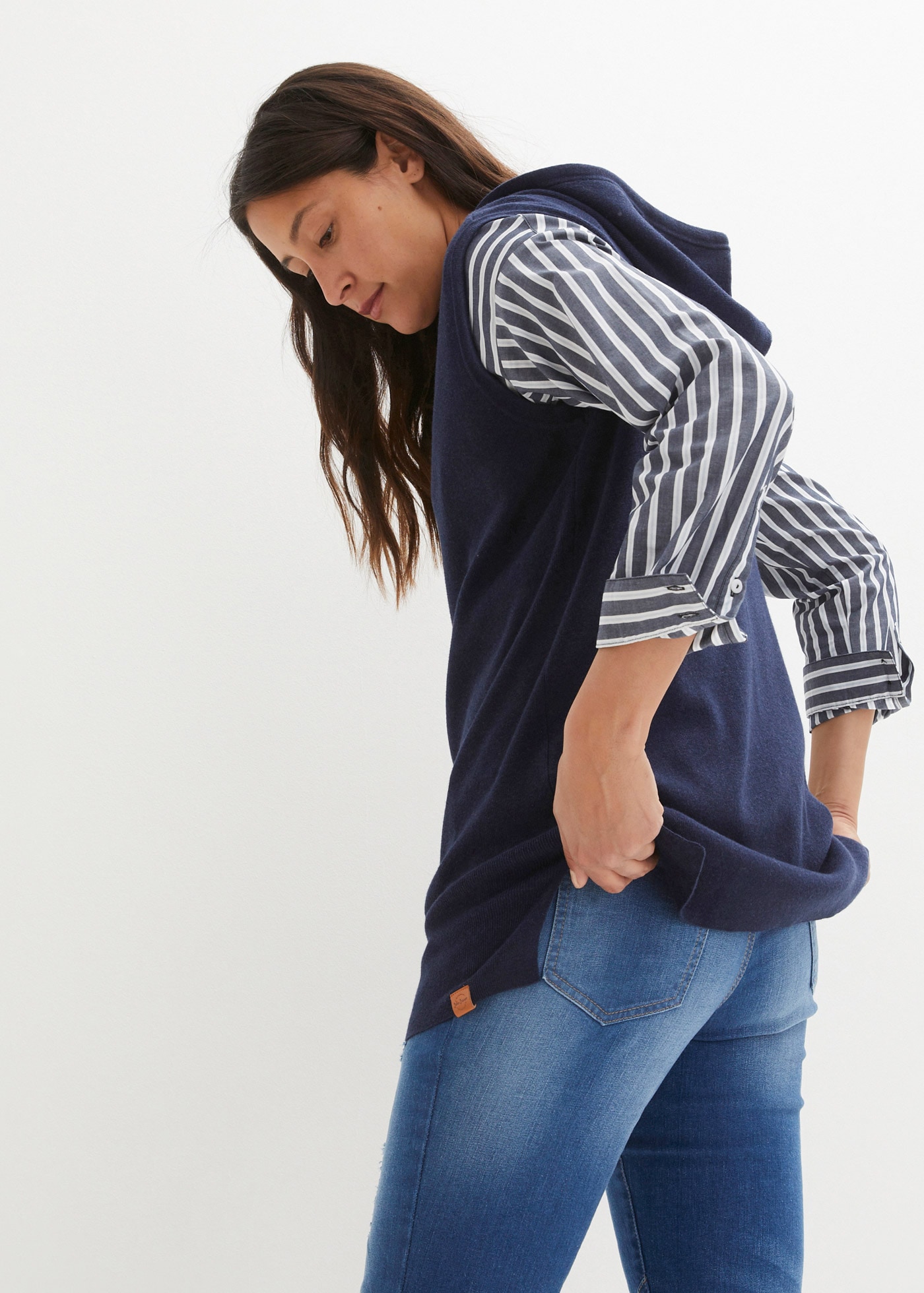 bonprix Pullunder , Kapuzen-Pullunder, oversized
