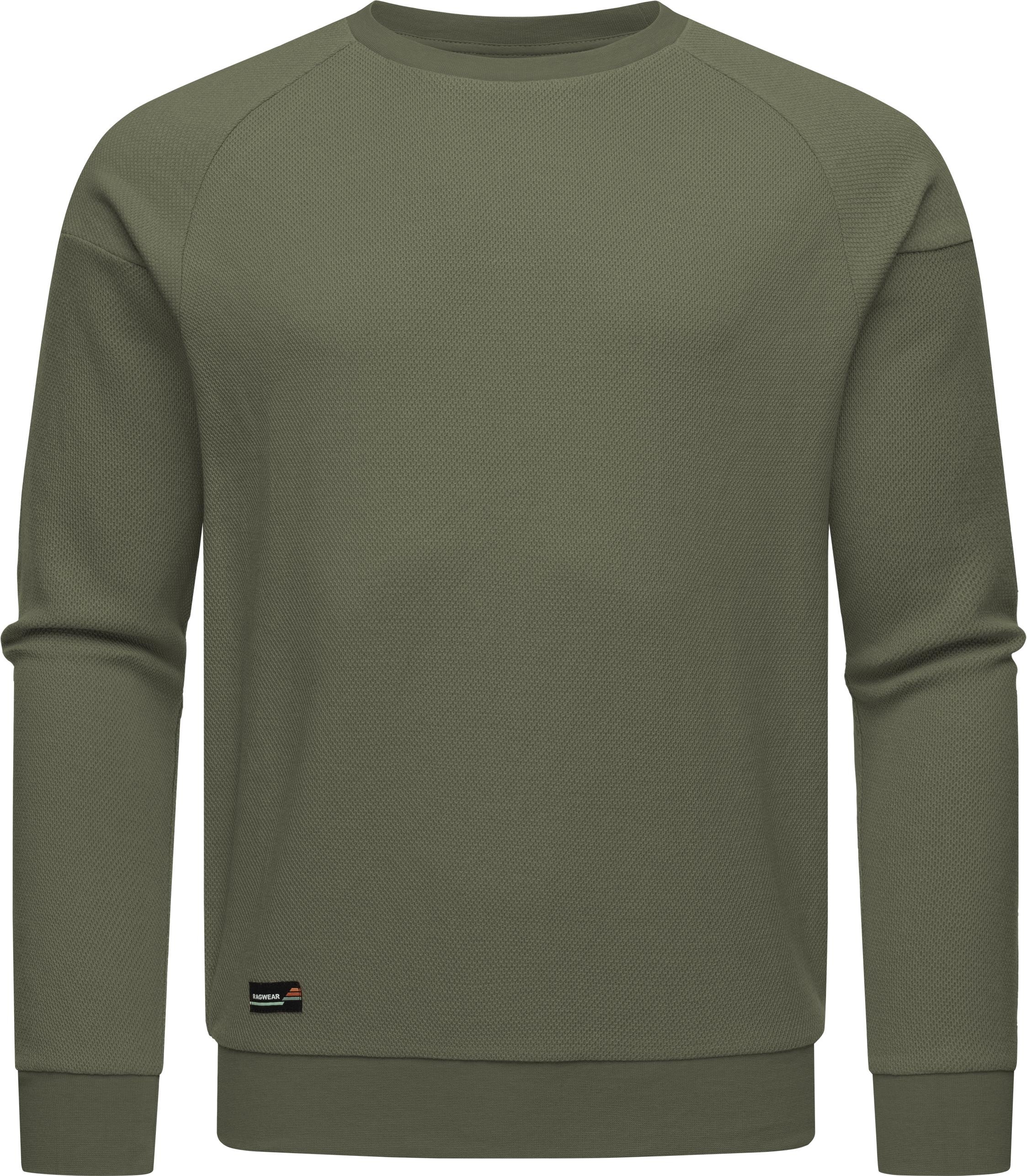 Ragwear Sweatshirt Doren Strukturierter Basic Herren Pullover günstig online kaufen