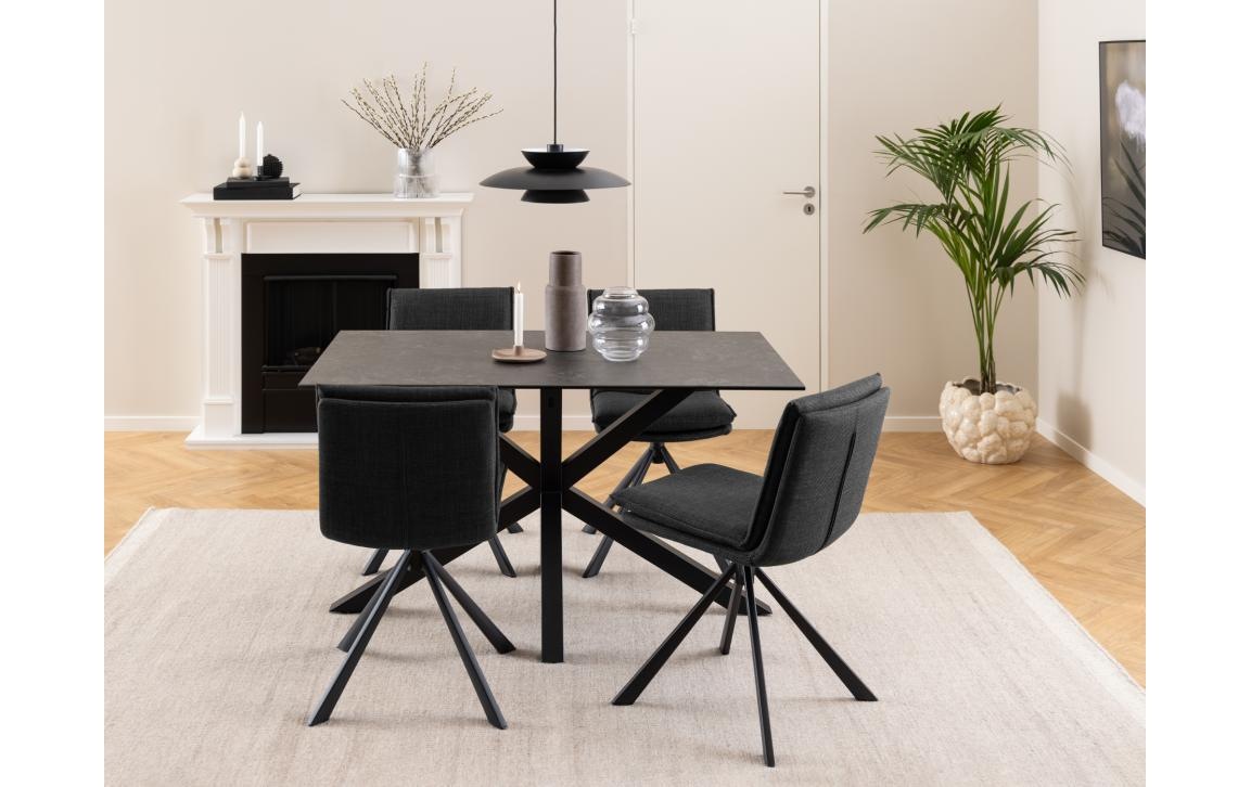 AC Design Stuhl »Flynn Dunkelgrau« ()