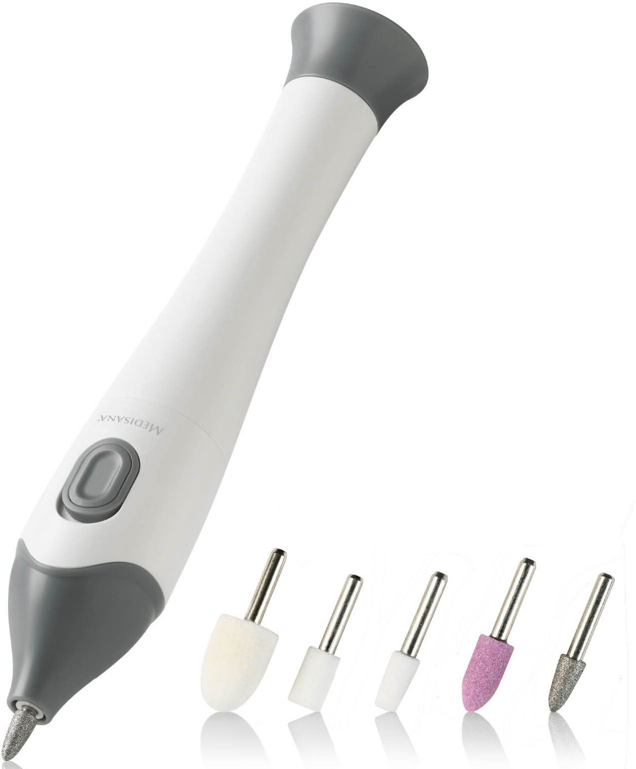 MEDISANA Maniküre-Pediküre-Set "MP 810", grau, B:3cm H:16,5cm T:3cm, Nagelpflegegeräte, Pflege und Behandlung von Nägeln, Nagelhaut und Hornhaut