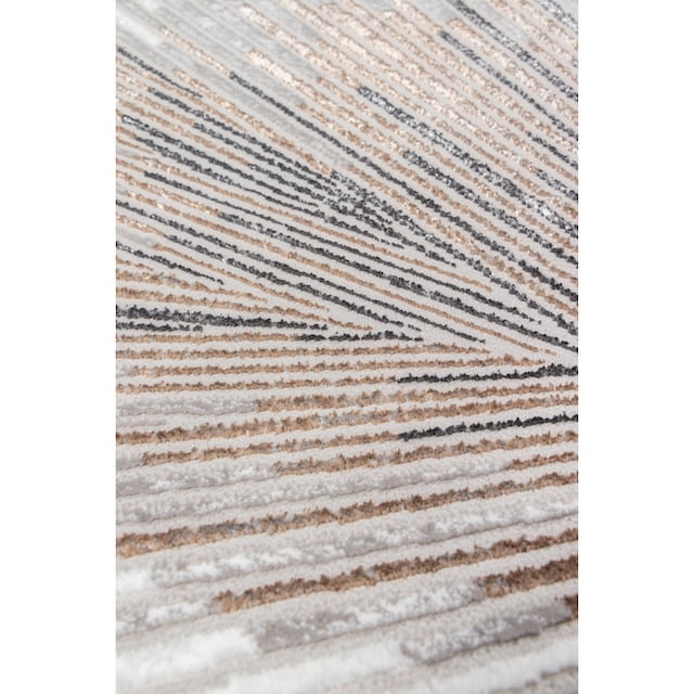 Leonique Teppich »Elora«, rechteckig, Kurzflor, mit leichtem Glanz, Hoch  Tief Struktur kaufen | BAUR