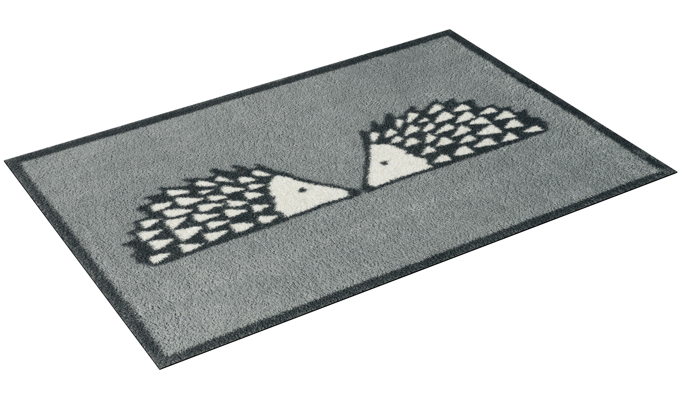 Turtle Mat Fußmatte »Kissing Spike Slate«, rechteckig, 9 mm Höhe
