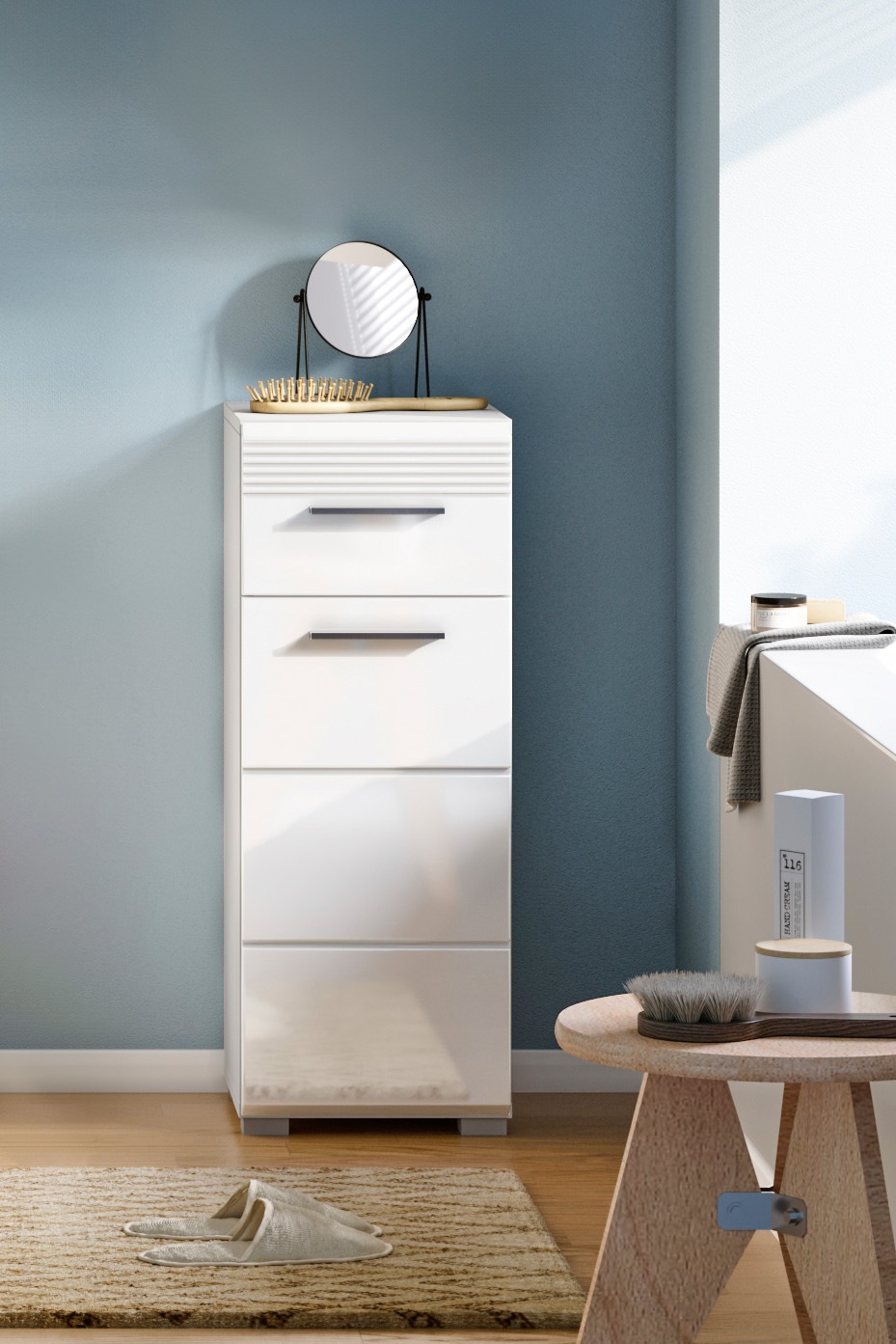 Home affaire Unterschrank "Malmö, Breite 30 cm, 1 Tür (Türanschlag wechselb günstig online kaufen