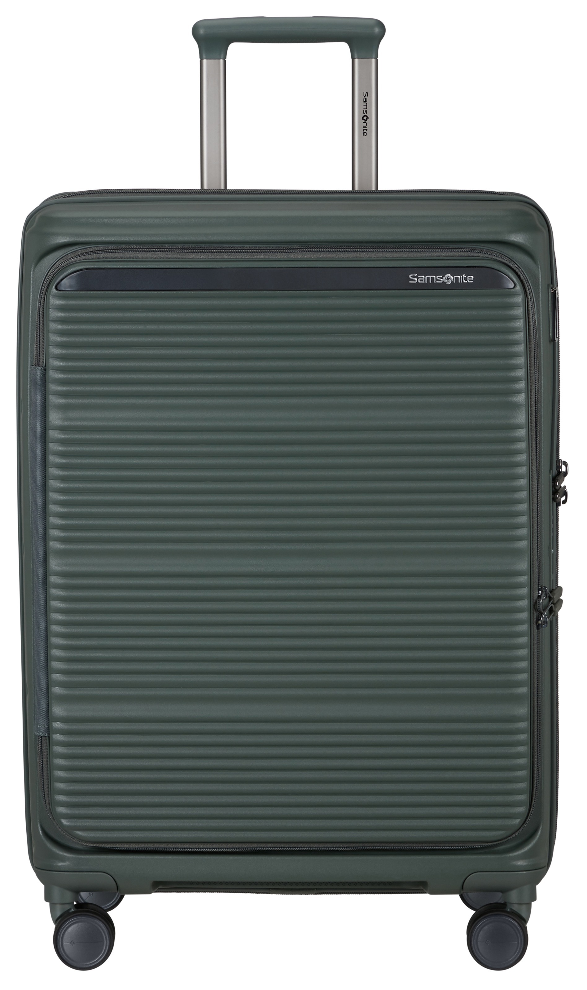 Thumbnail - Samsonite Hartschalen-Trolley "PARALUX, verschiedene Größen und Farben" 72 l 4 Rollen Reisegepäck mit Frontfach Packwürf...