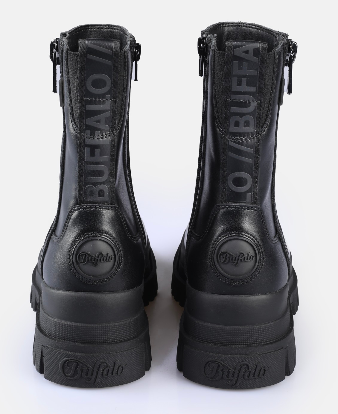 Buffalo Bikerboots "Aspha Bootie Zip", Plateauboots, Stiefelette mit Memory günstig online kaufen