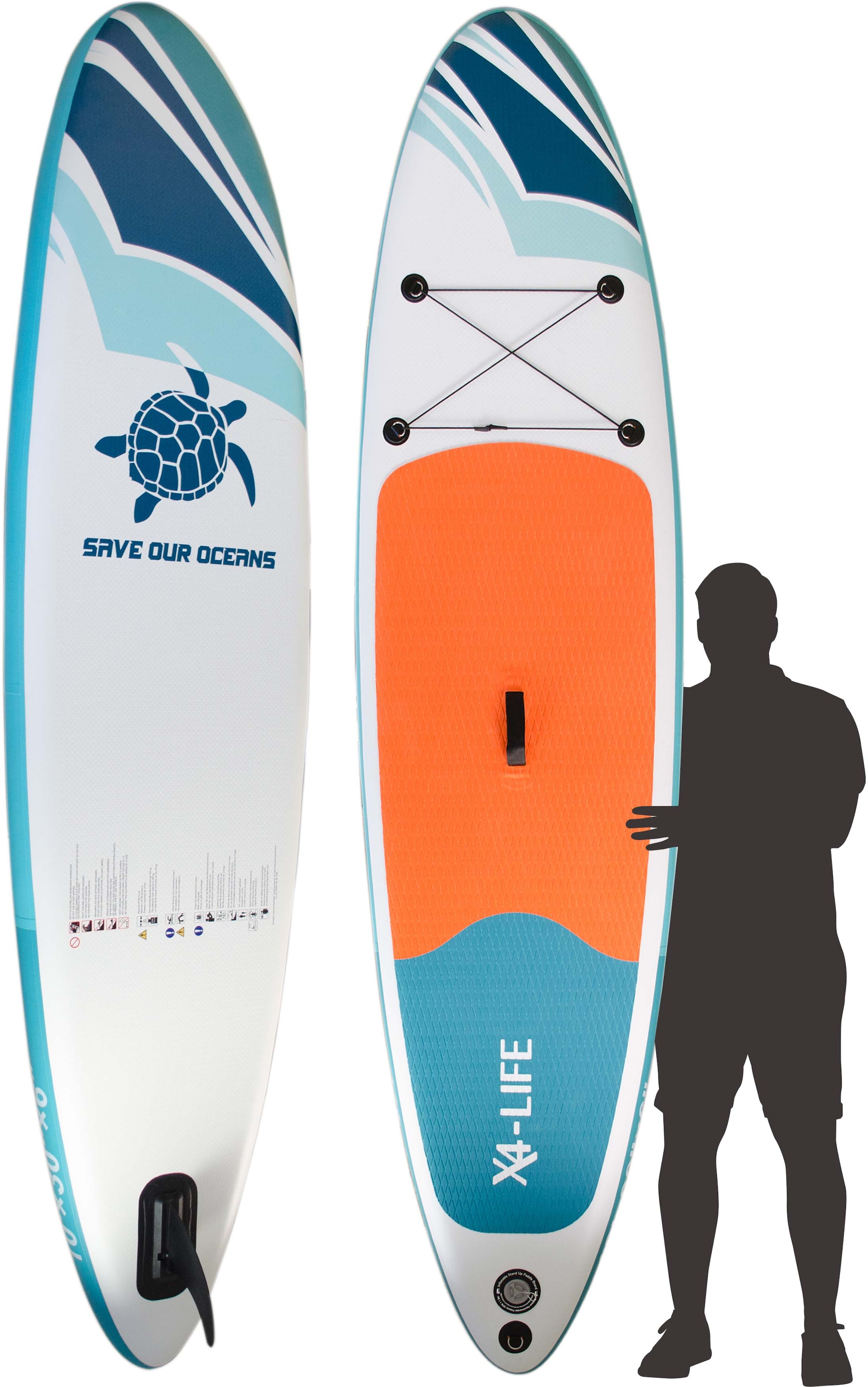 (Set, »X2 auf BAUR X4-Life Zubehör«, Rechnung | mit 7 tlg.) SUP-Board