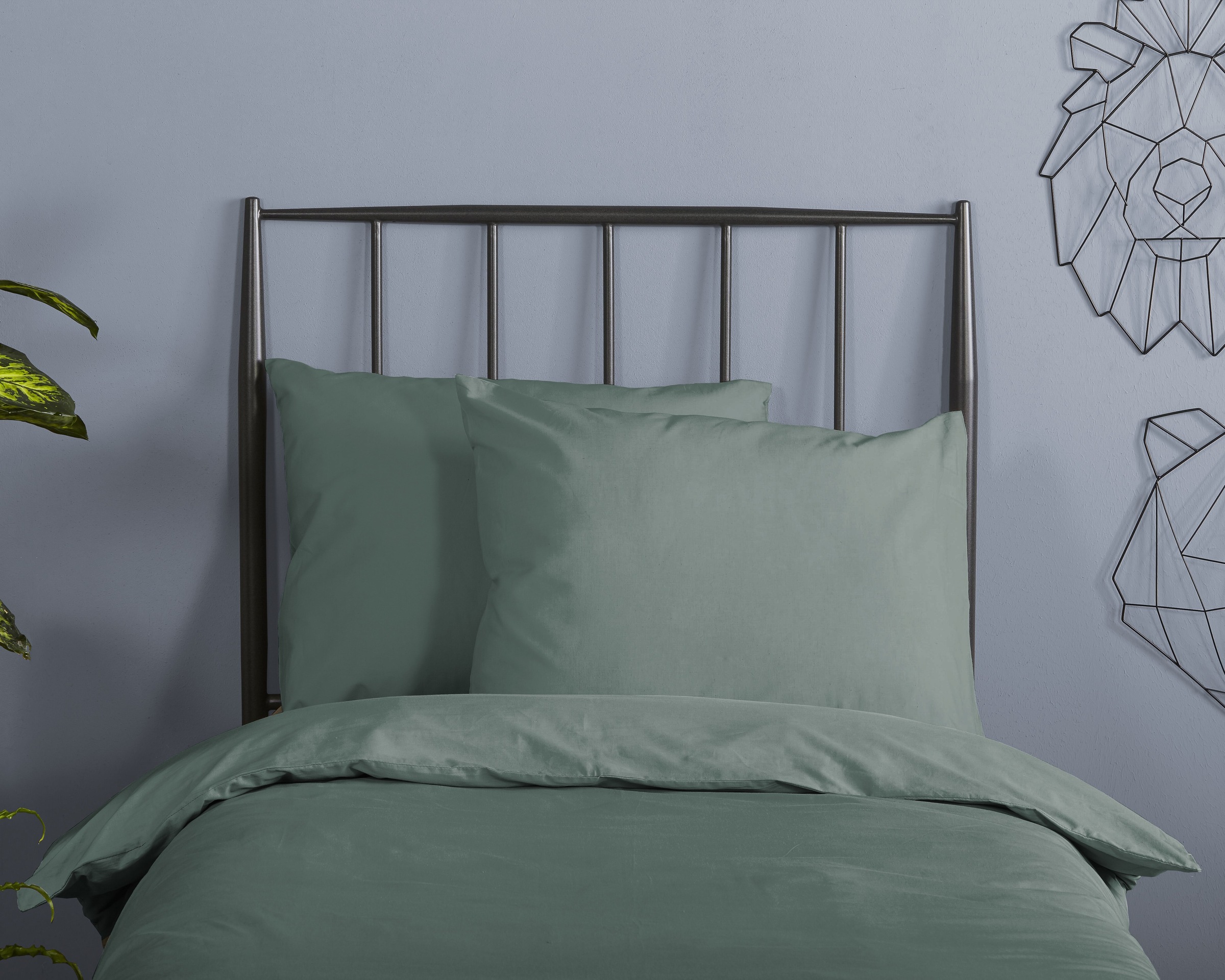 good morning Bettwäsche »Good Morning Uni«, 100% Baumwolle, Renforcé, 135x200, Unifarben, Reißverschluss, Weiß