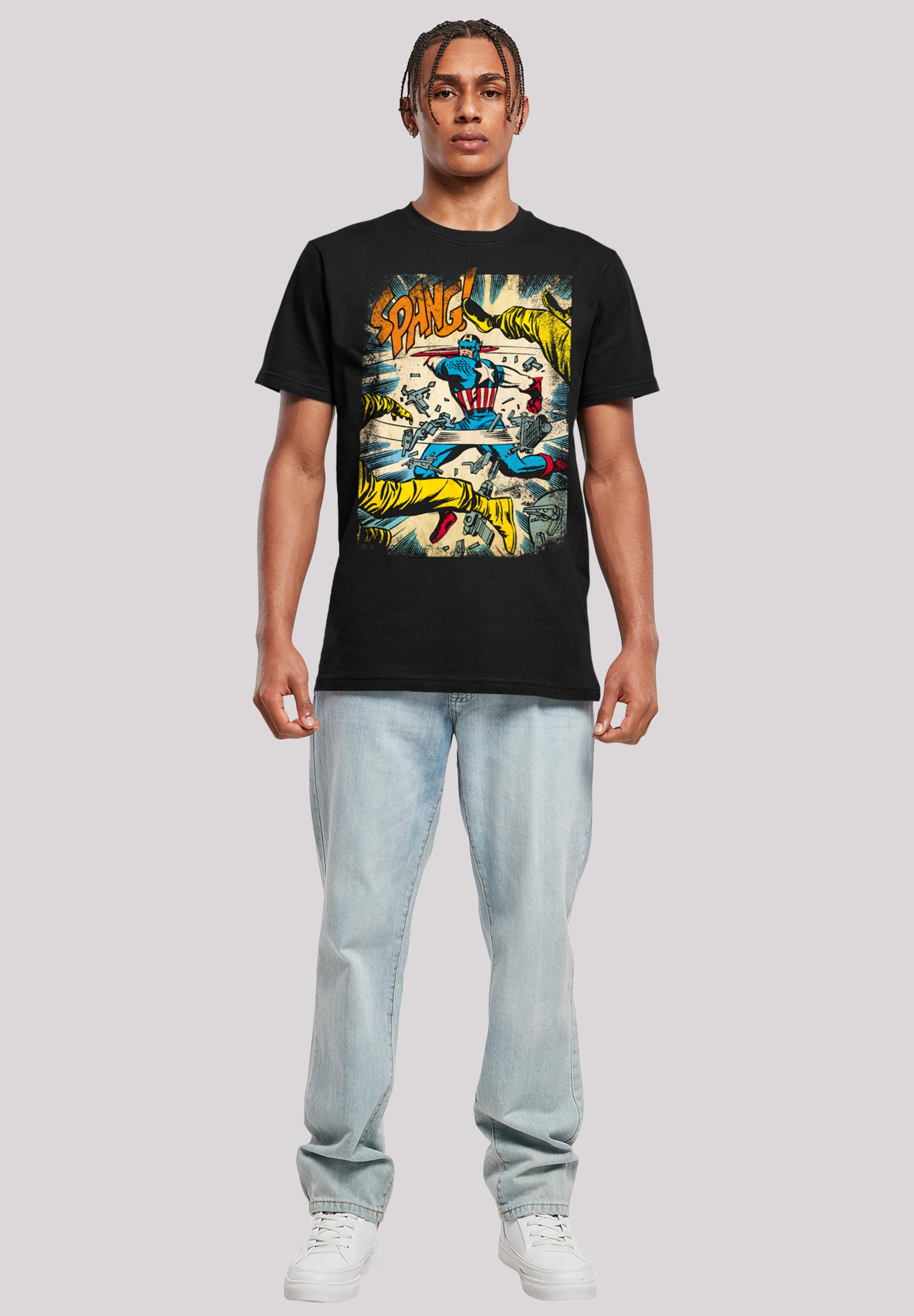 F4NT4STIC T-Shirt »Marvel Captain America Spang«, Print