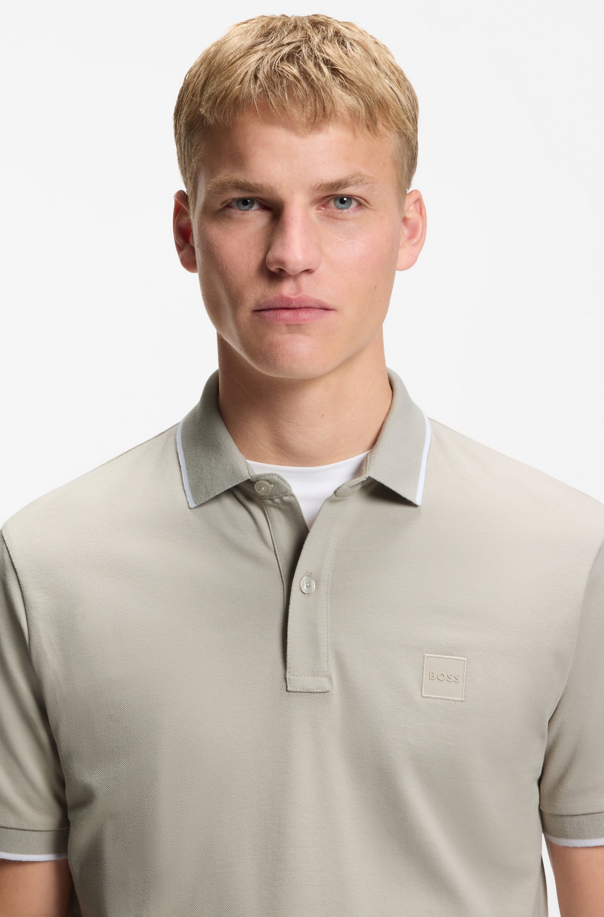 BOSS ORANGE Poloshirt "Passertip" mit BOSS Logo-Badge günstig online kaufen