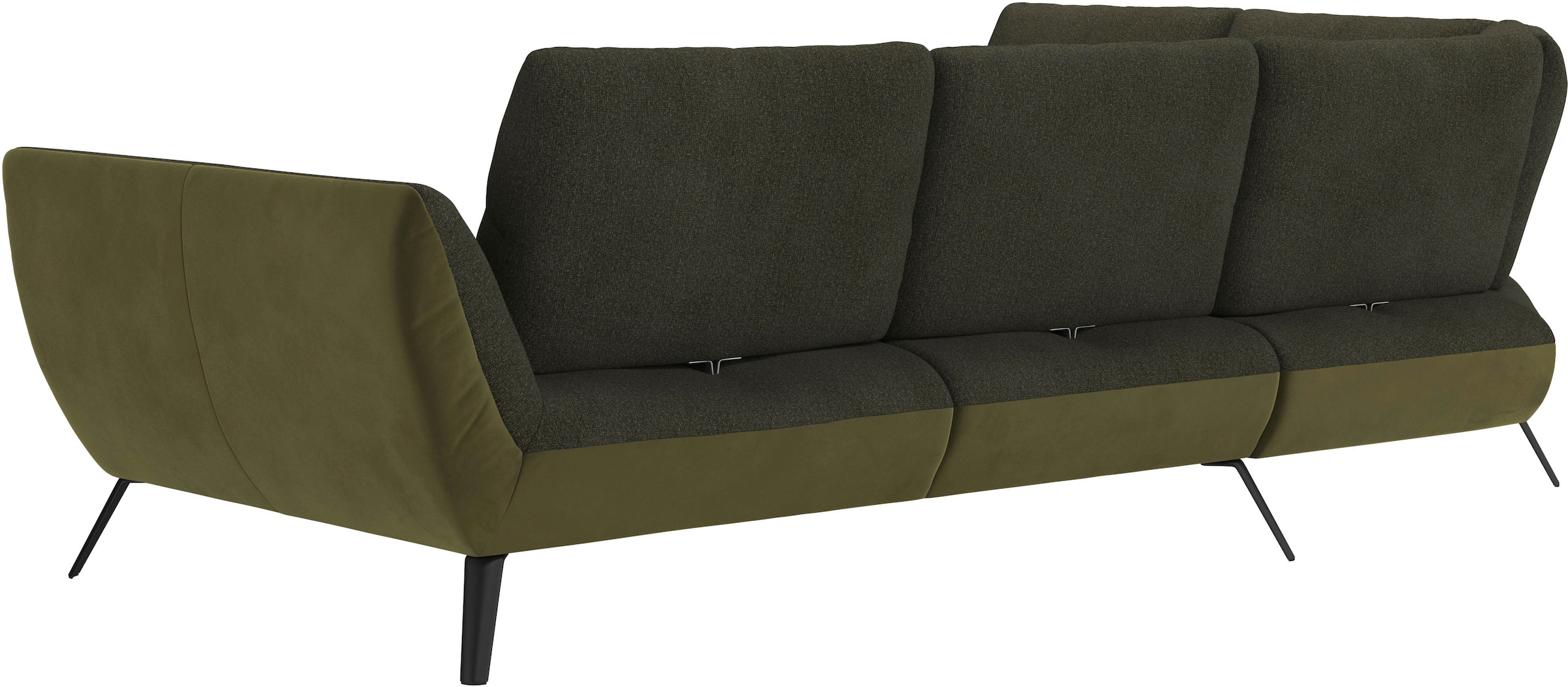 Places of Style Ecksofa »Mikado L-Form«, inkl. Sitztiefenverstellung und Armteilverstellung