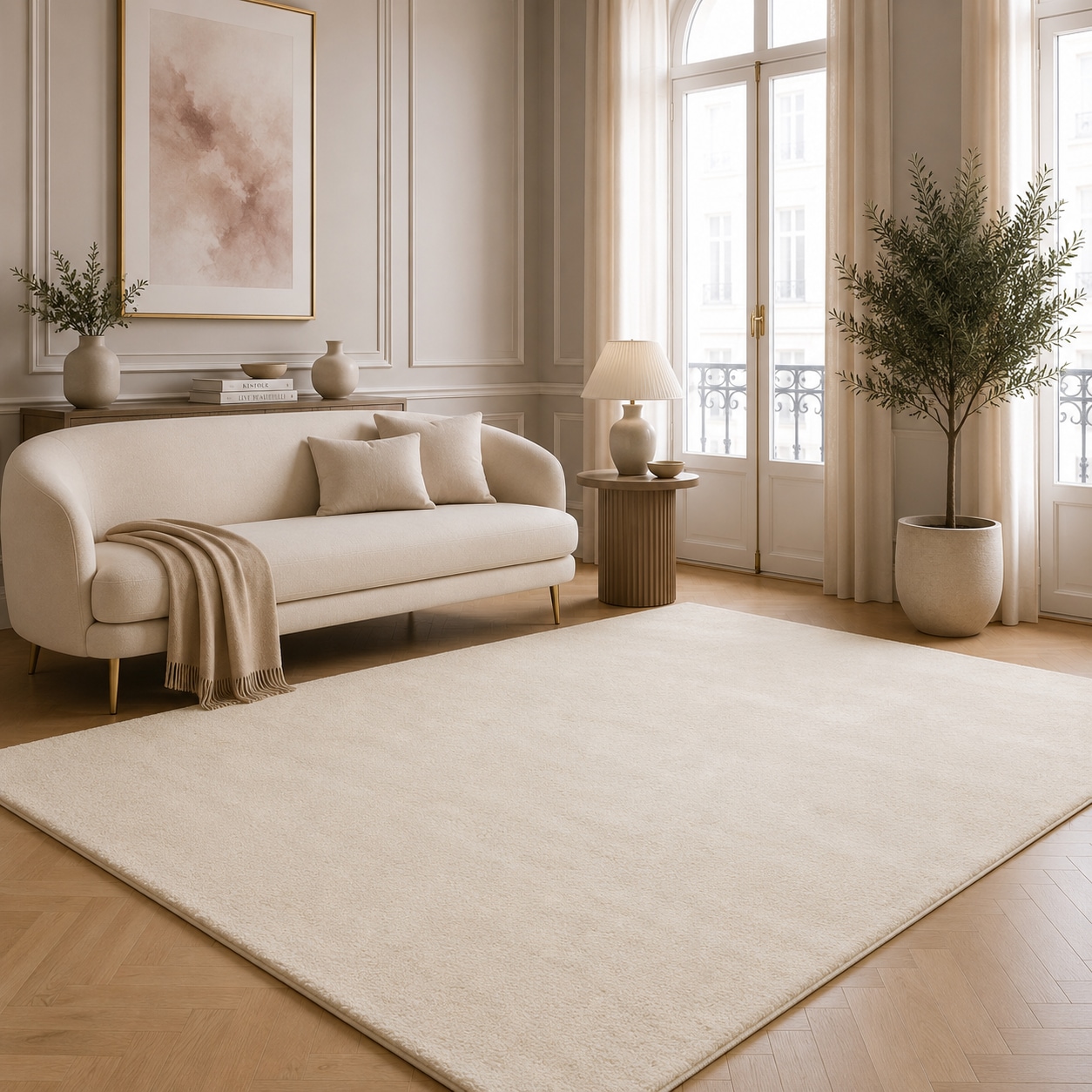 the carpet Teppich "kuschelig & Super Soft, Anti-Rutsch Unterseite," rechteckig 16 mm Höhe Waschbar bis 30 Grad, Felloptik, Wohnzimmer Teppich, Kundenliebling