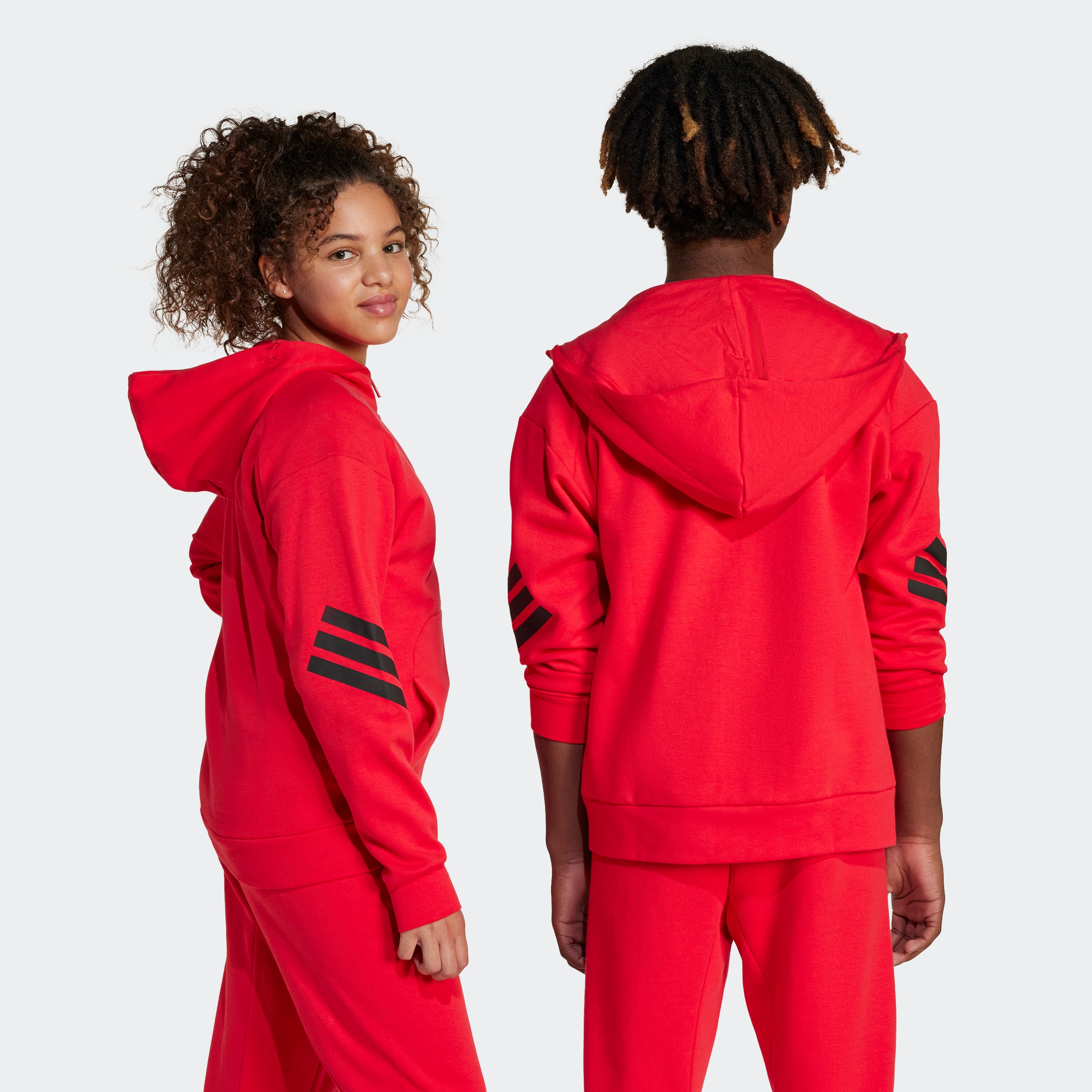 adidas Sportswear Kapuzensweatshirt »J FI 3S FZ HD«