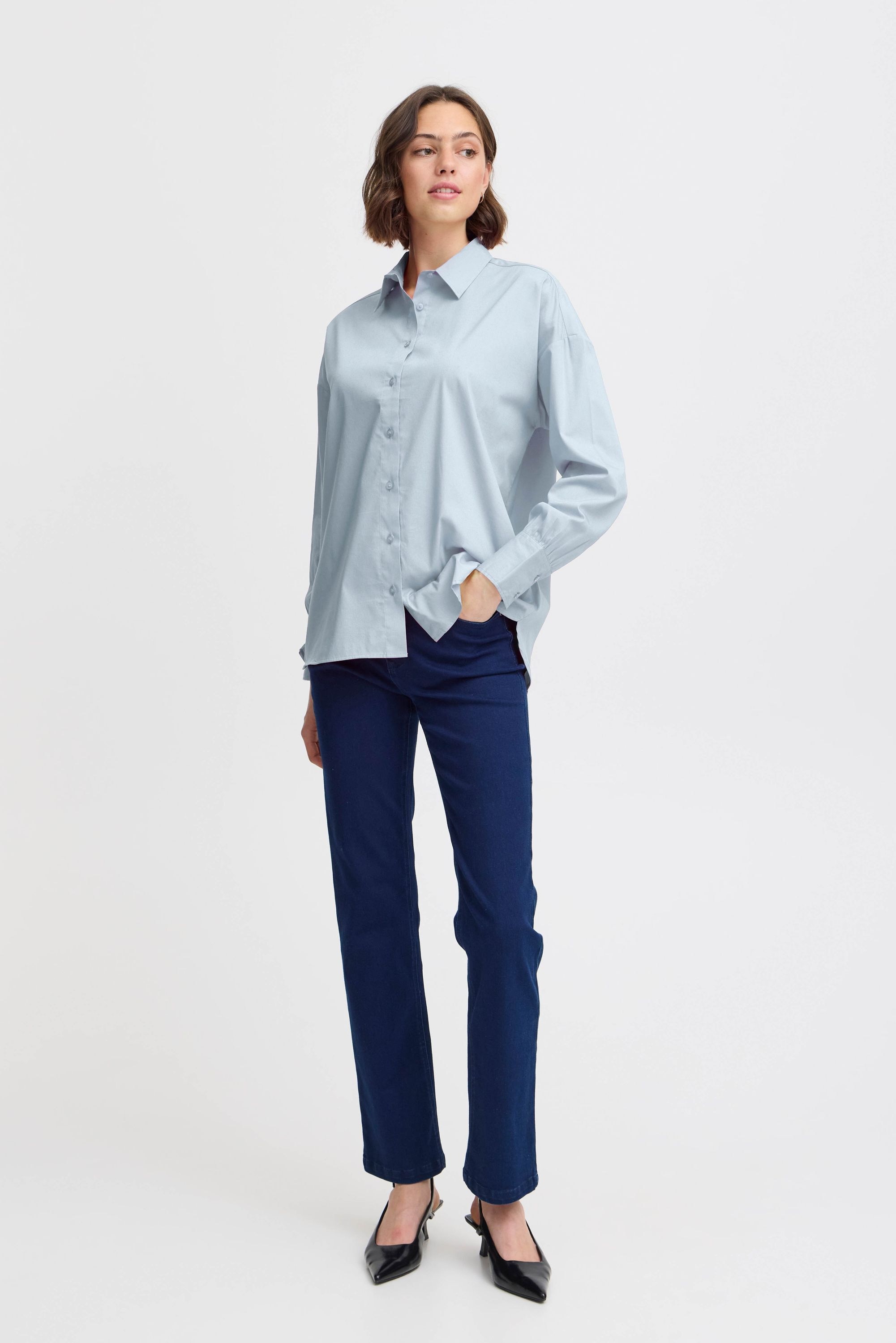 fransa Langarmbluse »Langarmbluse FRZASHIRT SH 8«