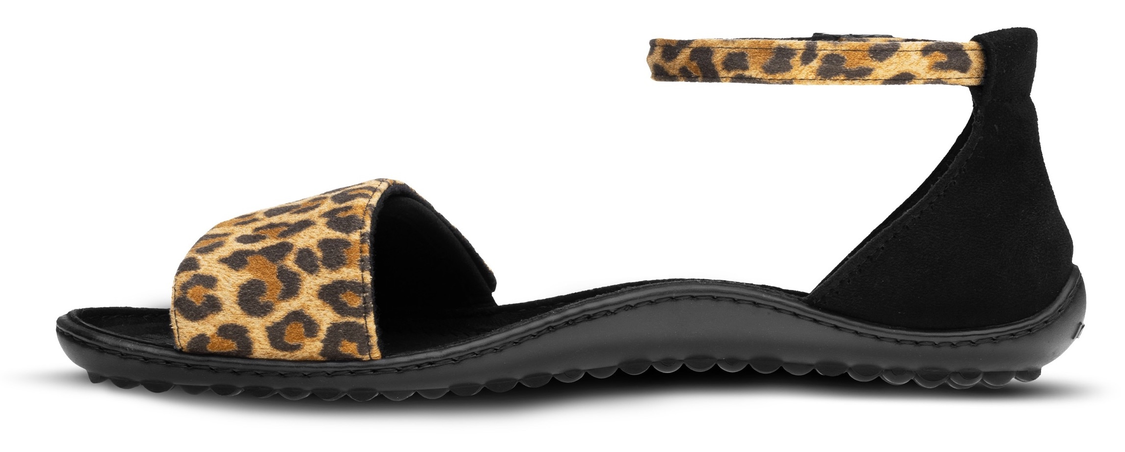 Leguano Barfußschuh »JARA«  Sommerschuh, Riemchensandale, Flats in angesagter Leo-Optik