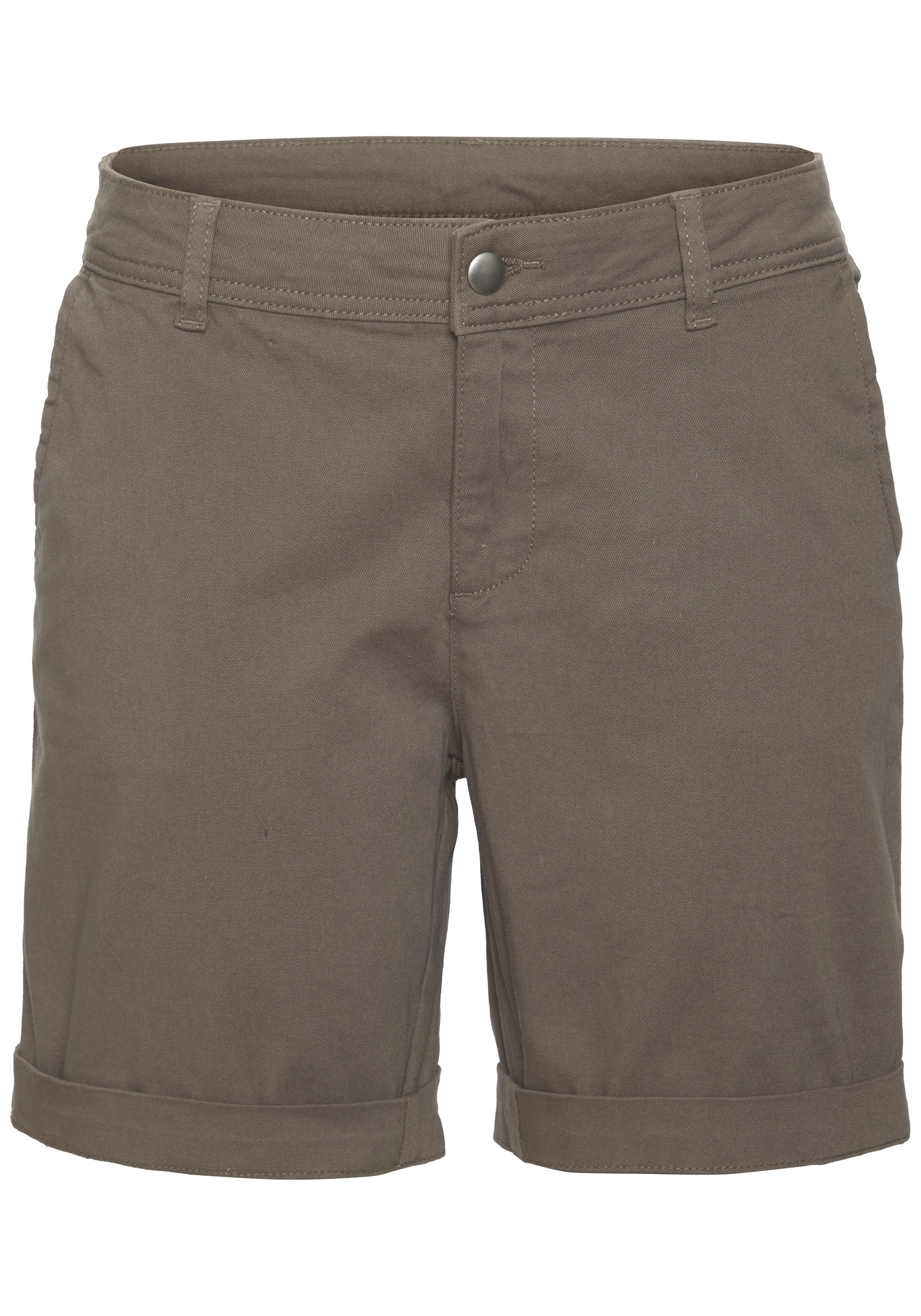 LASCANA Bermudas, zum Krempeln, aus elastischer Baumwolle, kurze Hose, Shorts