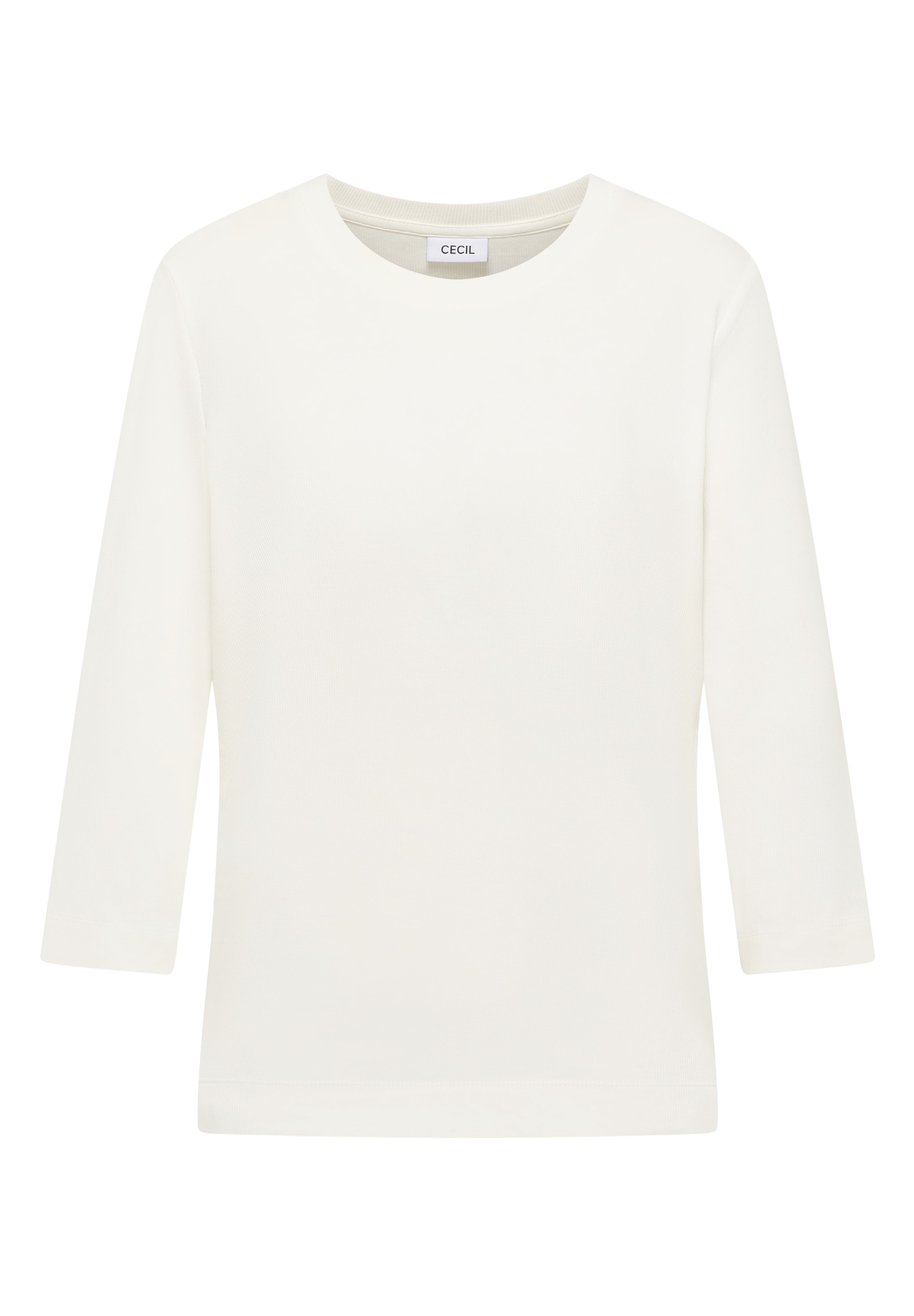 Cecil Rundhalsshirt aus Baumwolle mit Stretchante