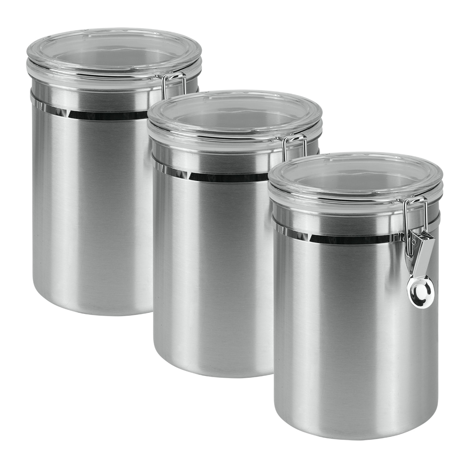 Metaltex Vorratsdose 3 Stk. tlg. Inox-Verschluss günstig online kaufen