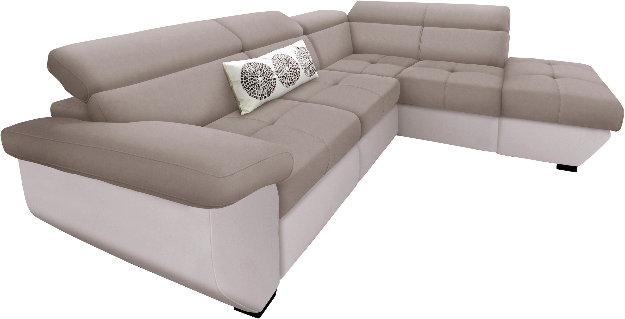 COTTA Ecksofa "Speedway L-Form" mit Kopfteilverstellung, wahlweise mit Bett günstig online kaufen