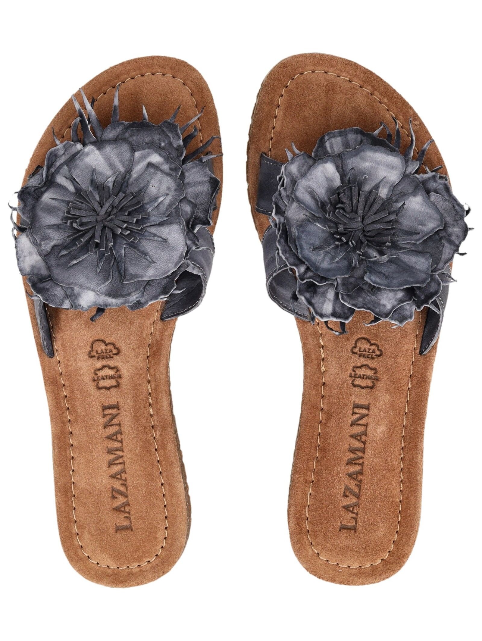 Lazamani Pantolette »Lazamani Pantoletten Leder/Textil«