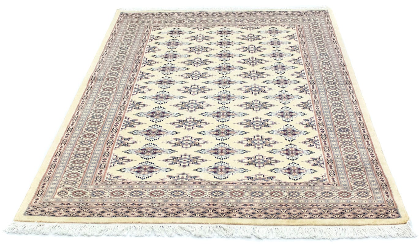 Teppich »Buchara Teppich handgeknüpft beige«, rechteckig