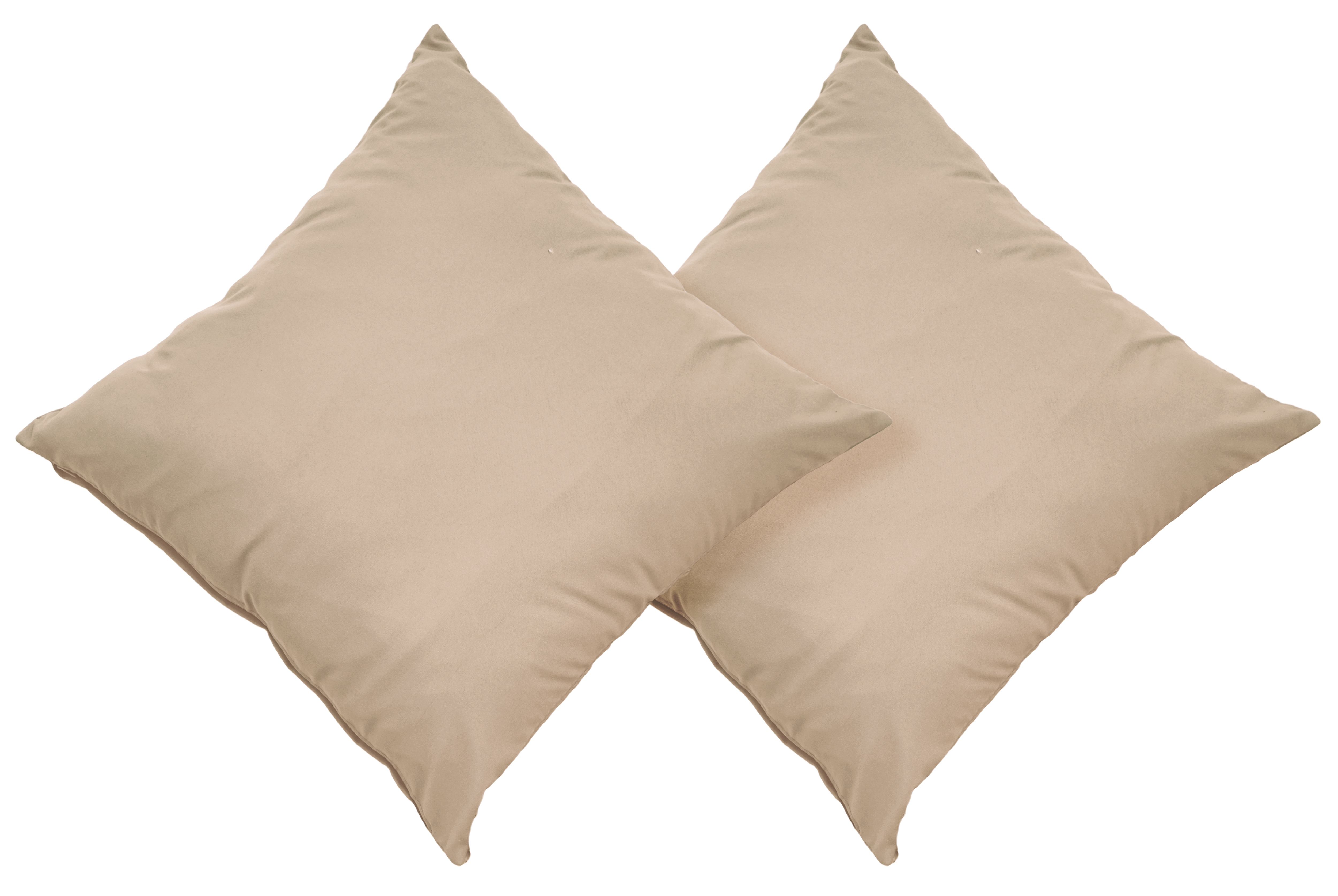 OTTO home Dekokissen "Raja" einfarbig, Kissenhüllen ohne Füllung, 40 x 40 cm, 2er-Set, Mikrofaser