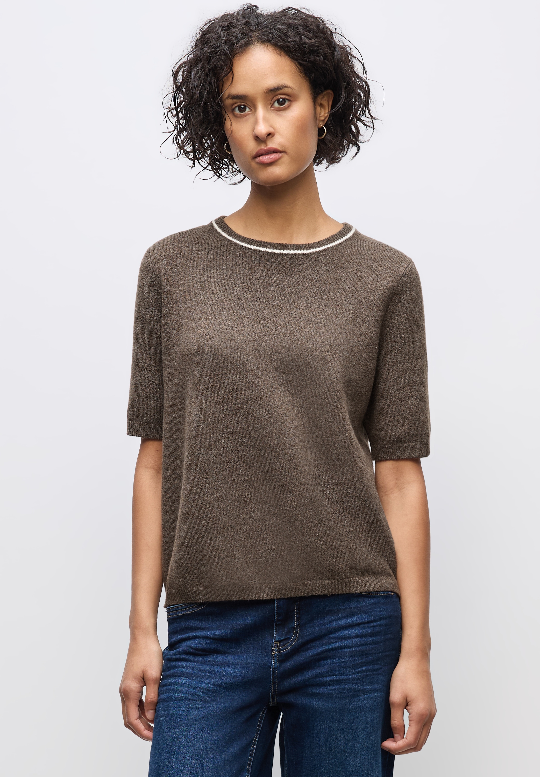 STREET ONE Strickpullover, Feinstrick günstig online kaufen