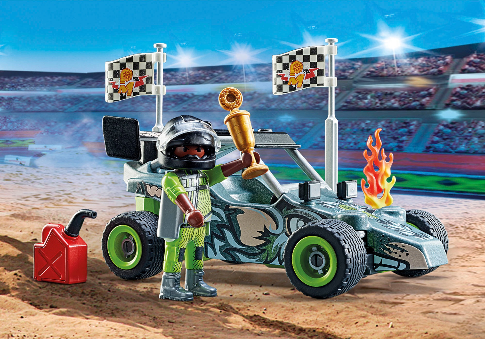 Playmobil® Konstruktions-Spielset »Stuntshow Racer (71044), Stuntshow«, (45 St.), Made in Europe