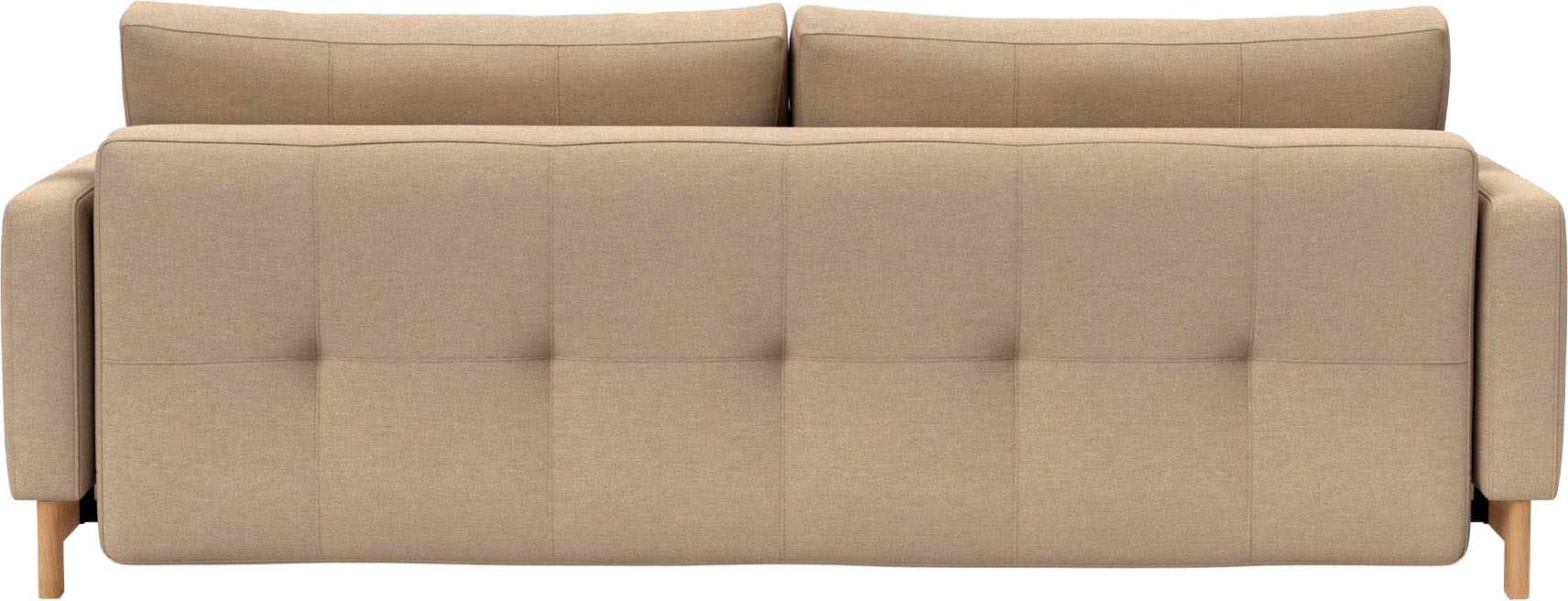 INNOVATION LIVING ™ Schlafsofa »Pyxis, 3-Sitzer Sofa mit extrabreiter Bettfunktion, Skandi-Design« Multifunktionssofa, extrabequem durch Taschenfederkern, Dauerschläfer