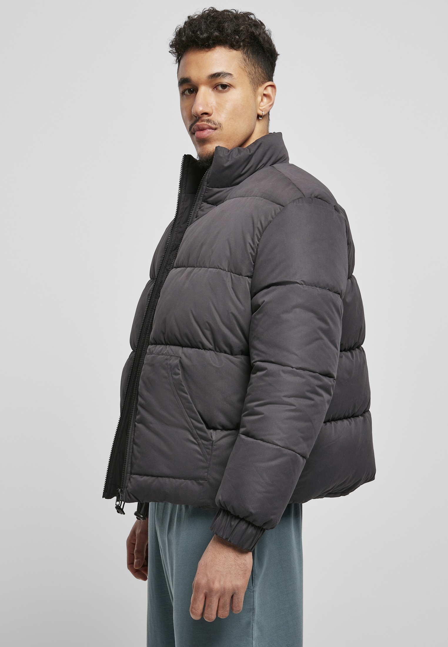URBAN CLASSICS Winterjacke »Herren Cropped Puffer Jacket«, (1 St.), ohne  Kapuze ▷ kaufen | BAUR