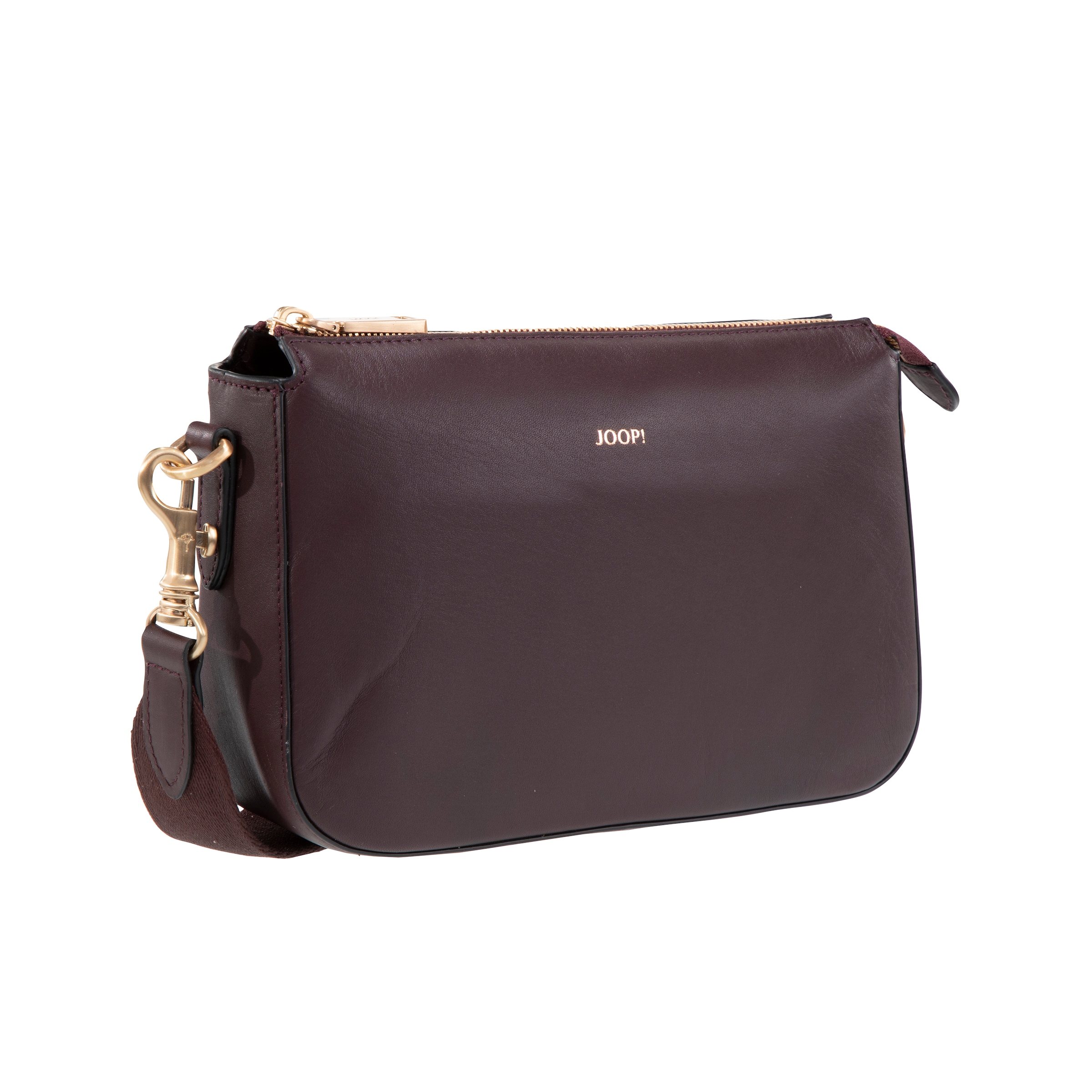 JOOP! Umhängetasche »sofisticato 1.0 jasmina shoulderbag shz« Damen Handtasche, Schultertasche mit Logoprägung