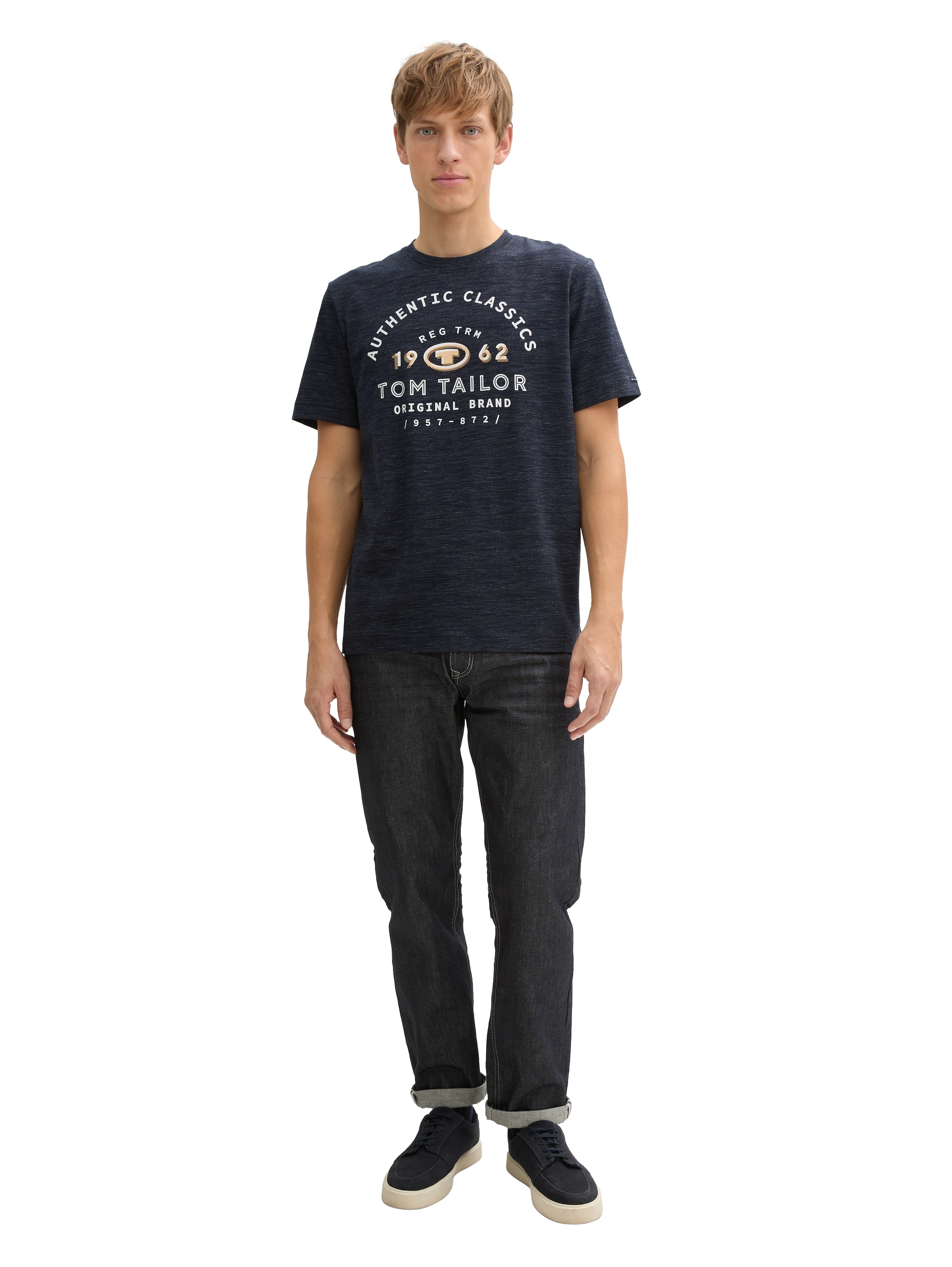 TOM TAILOR T-Shirt, mit Logo Print
