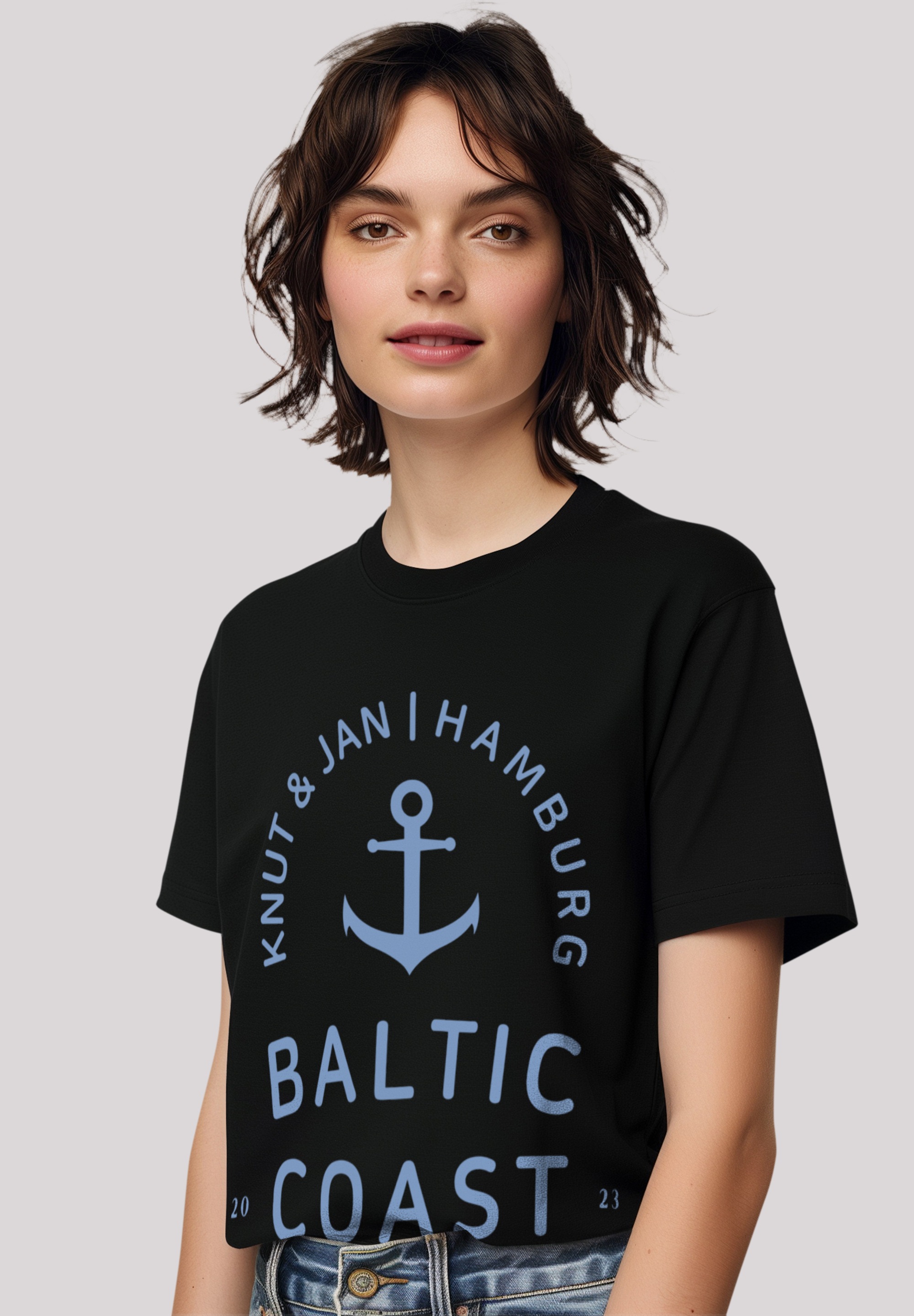 F4NT4STIC T-Shirt "Ostsee Logo Knut & Jan Hamburg", Premium Qualität günstig online kaufen