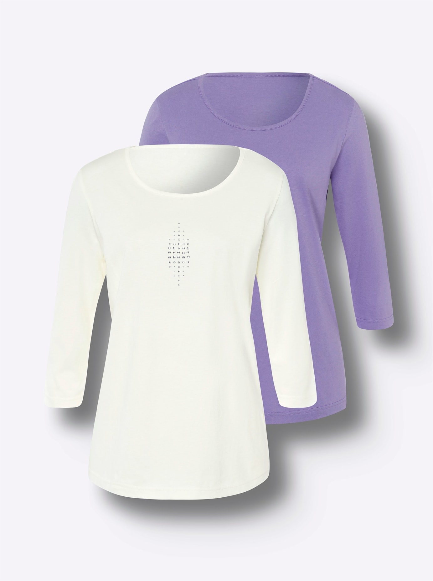 Classic Basics 3/4-Arm-Shirt "Doppelpack Shirts" 2 Stk. tlg. günstig online kaufen