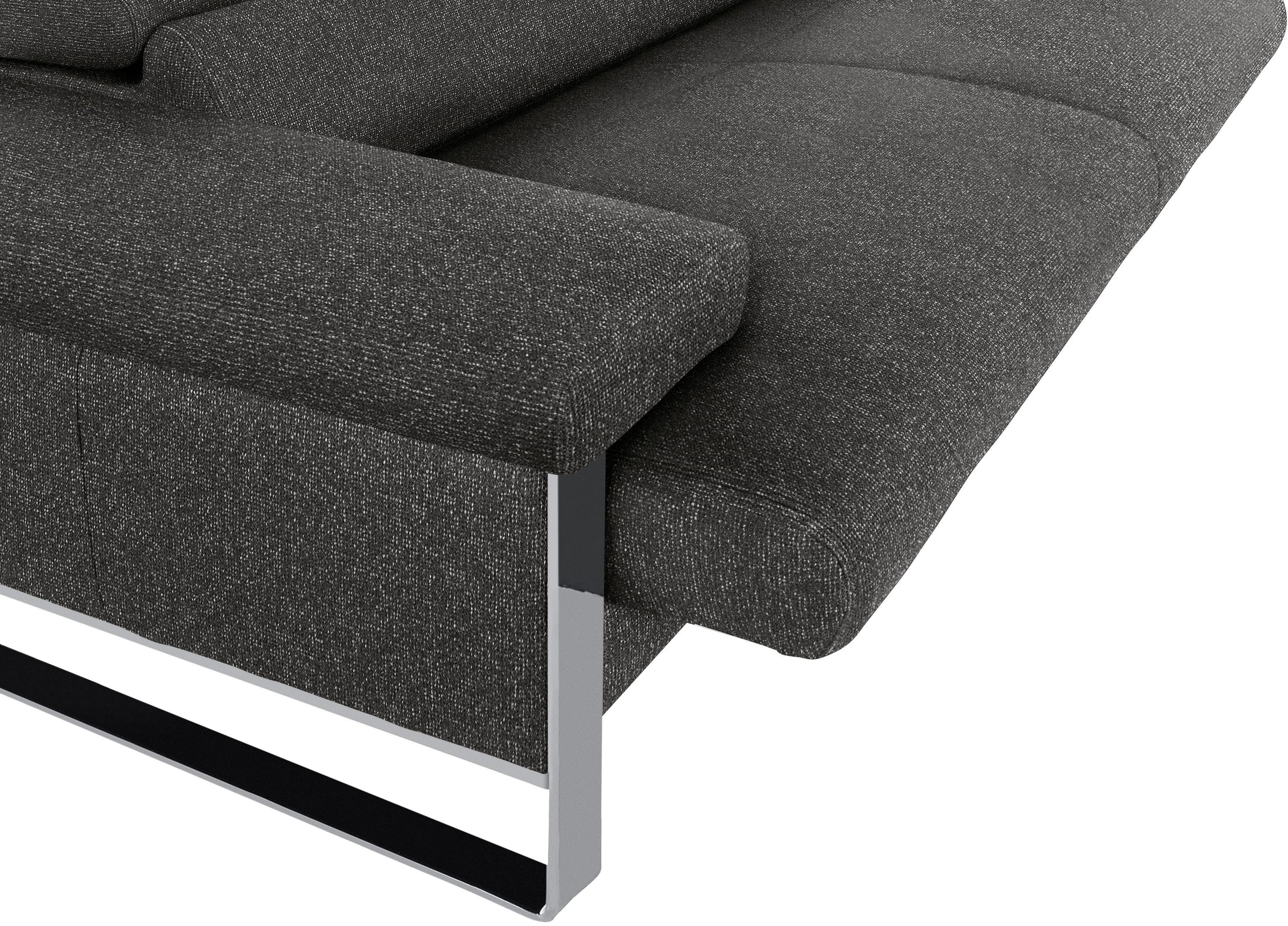 W.SCHILLIG 2-Sitzer »finn«, German Design Award 2016, Fußgestell Chrom glänzend, Breite 230 cm