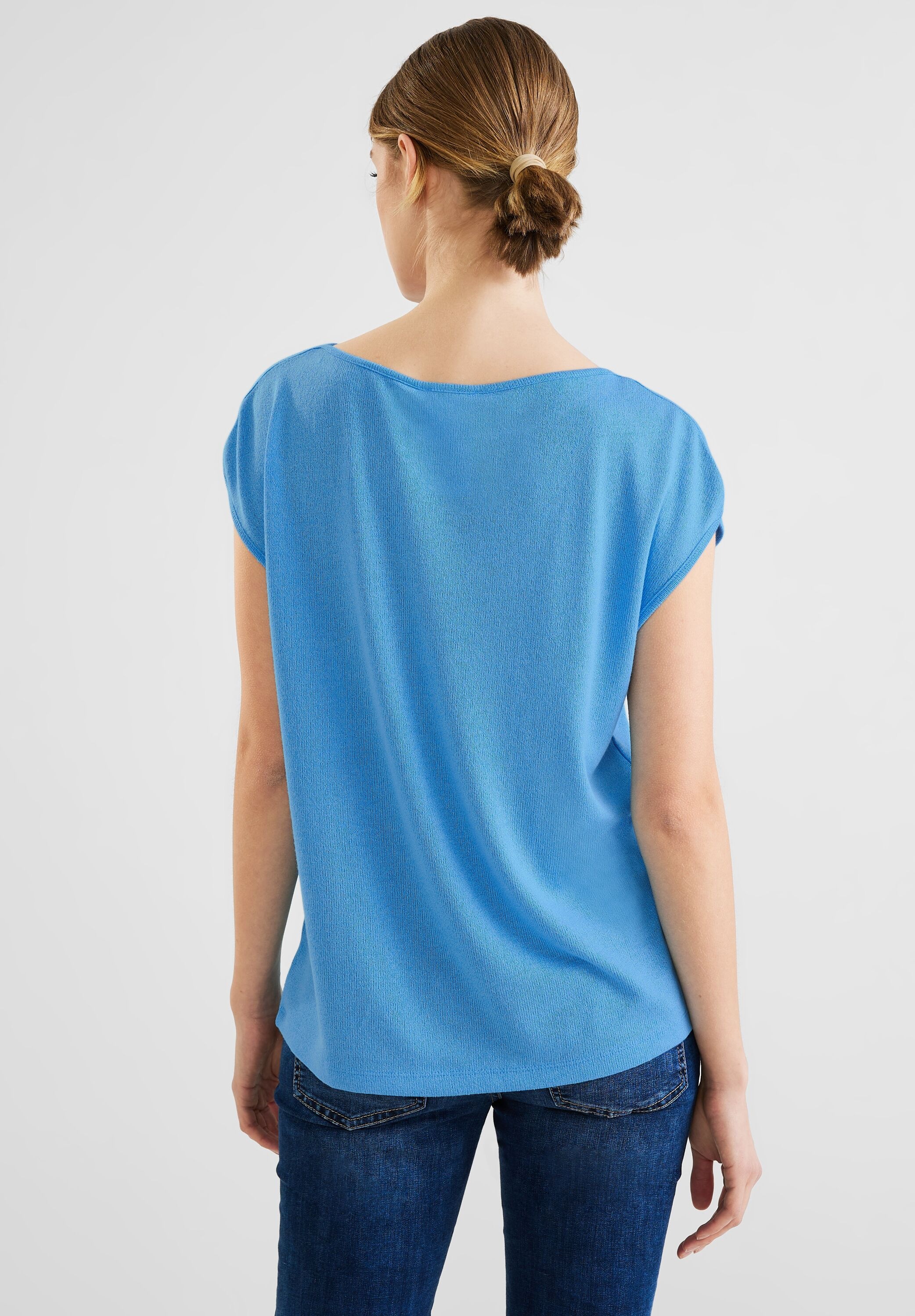 STREET ONE T-Shirt, Materialmix bestellen BAUR softem aus online 
