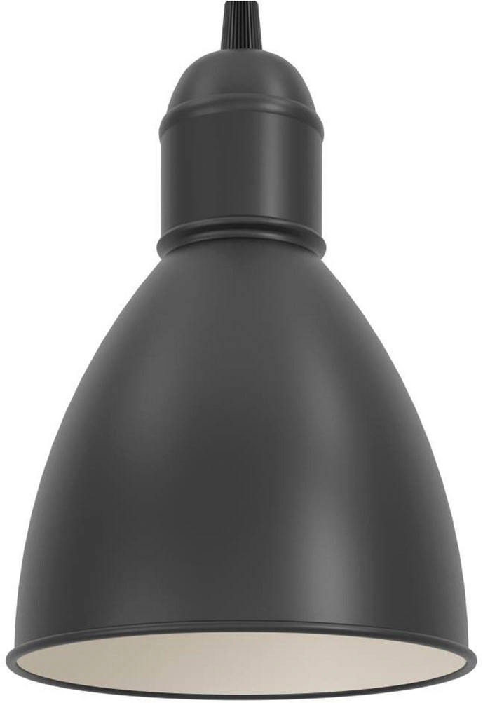 EGLO Pendelleuchte »PRIDDY Hängeleuchte, Pendellampe, Stahl, schwarz, E27, Industrial« E27 Wohnzimmerlampe, Esszimmerlampe, 4 flammig, Vintage, 110x97,5x15,5cm