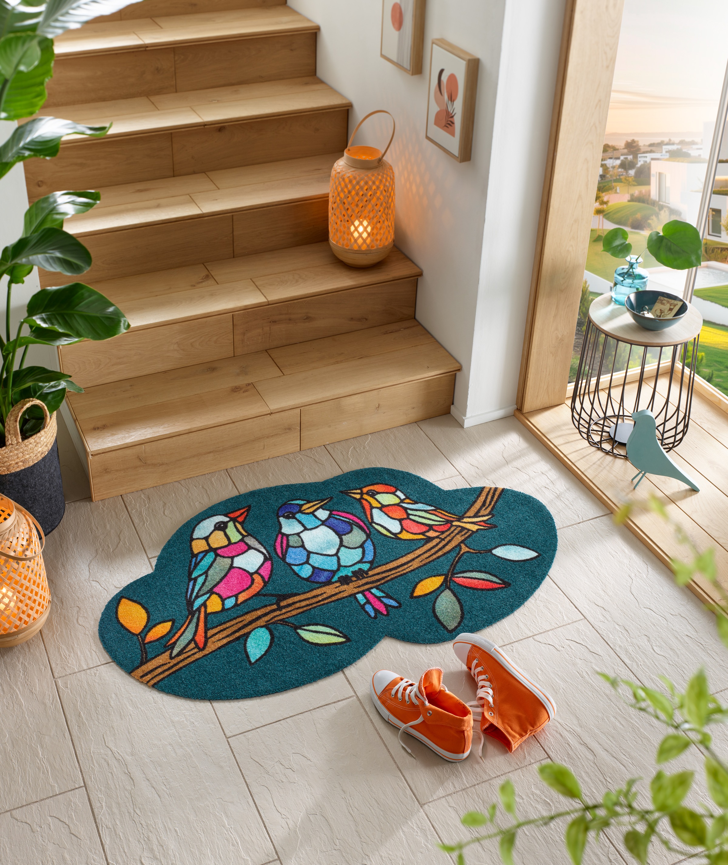 wash+dry by Kleen-Tex Teppich "Morning Choir" rechteckig 9 mm Höhe günstig online kaufen