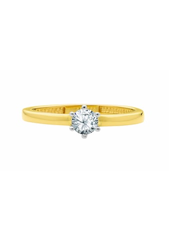 Goldring »333 Gold Ring mit Zirkonia«