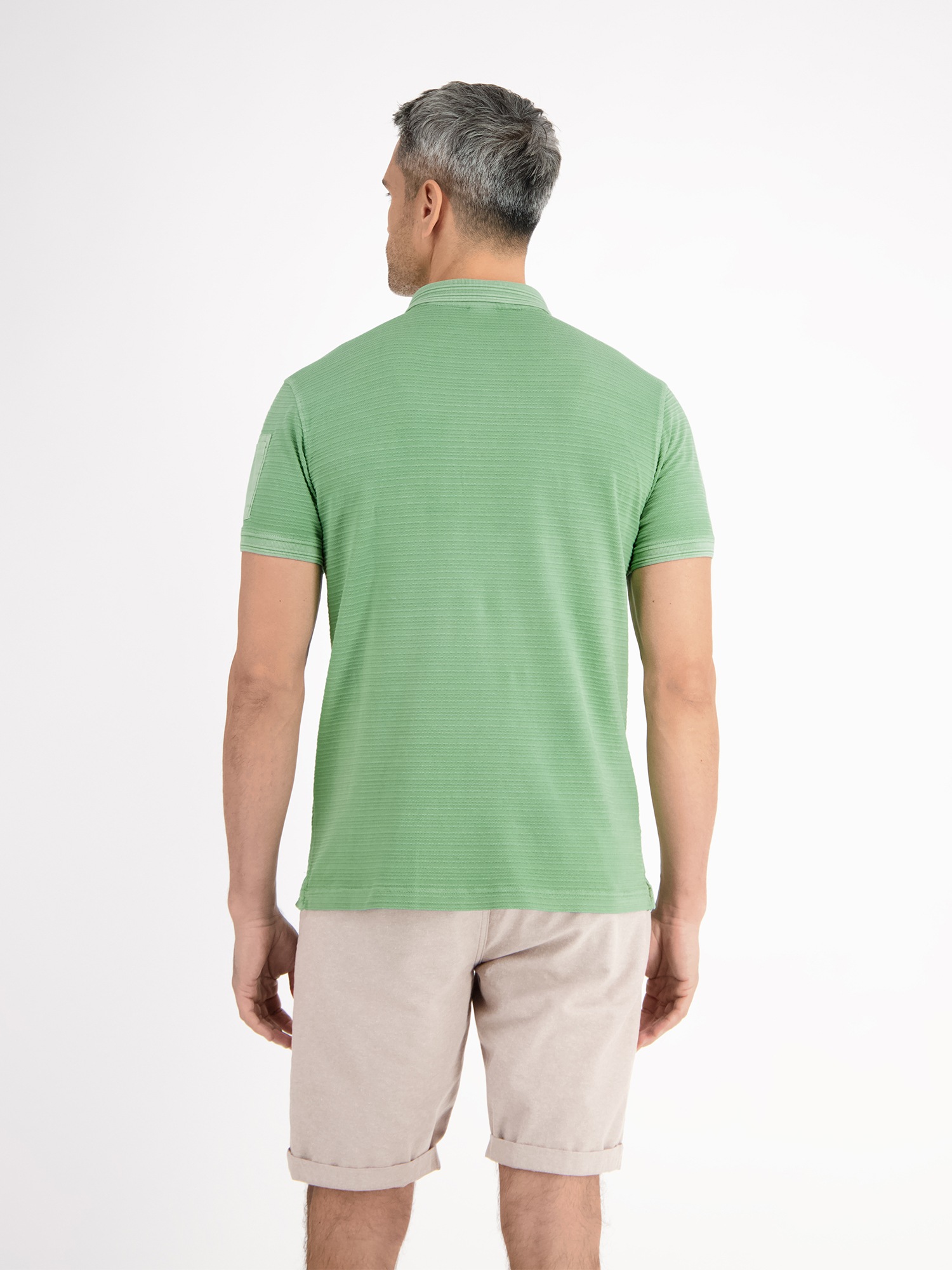 LERROS Poloshirt »Tonal-gestreiftes Poloshirt für Herren«